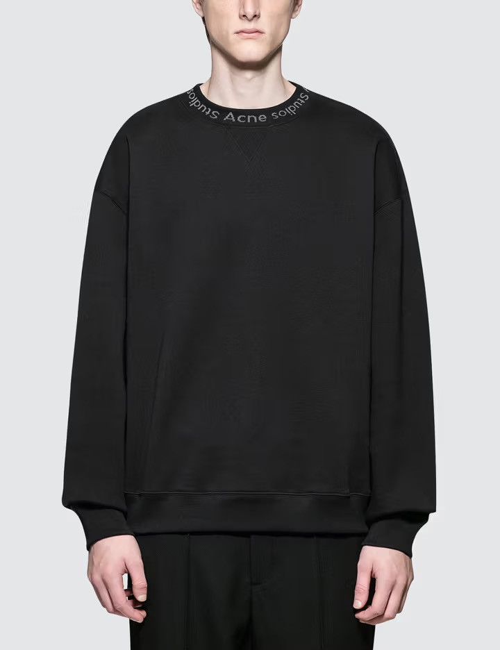 Acne Studios Acne Studios Black Flogho Sweatshirt | Grailed