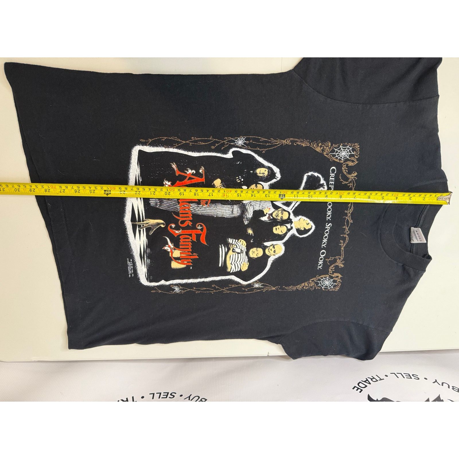 Fruit Of The Loom Vintage The Adams Family Stanley Desantis Shirt 1991 FOTL Size US L / EU 52-54 / 3 - 8 Thumbnail