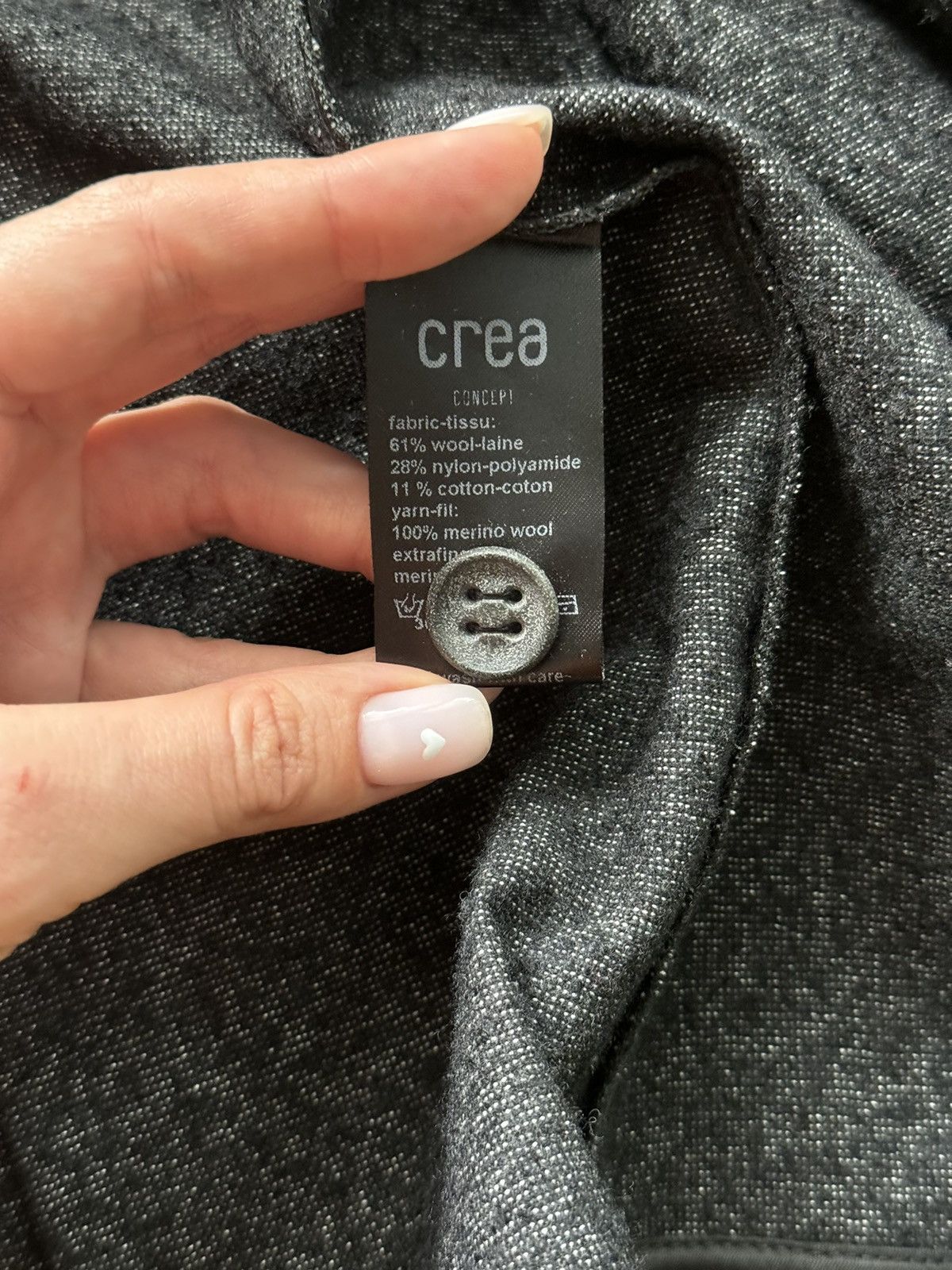 Designer Crea Concept avant garde kimono style cardigan sweater Size M / US 6-8 / IT 42-44 - 4 Thumbnail