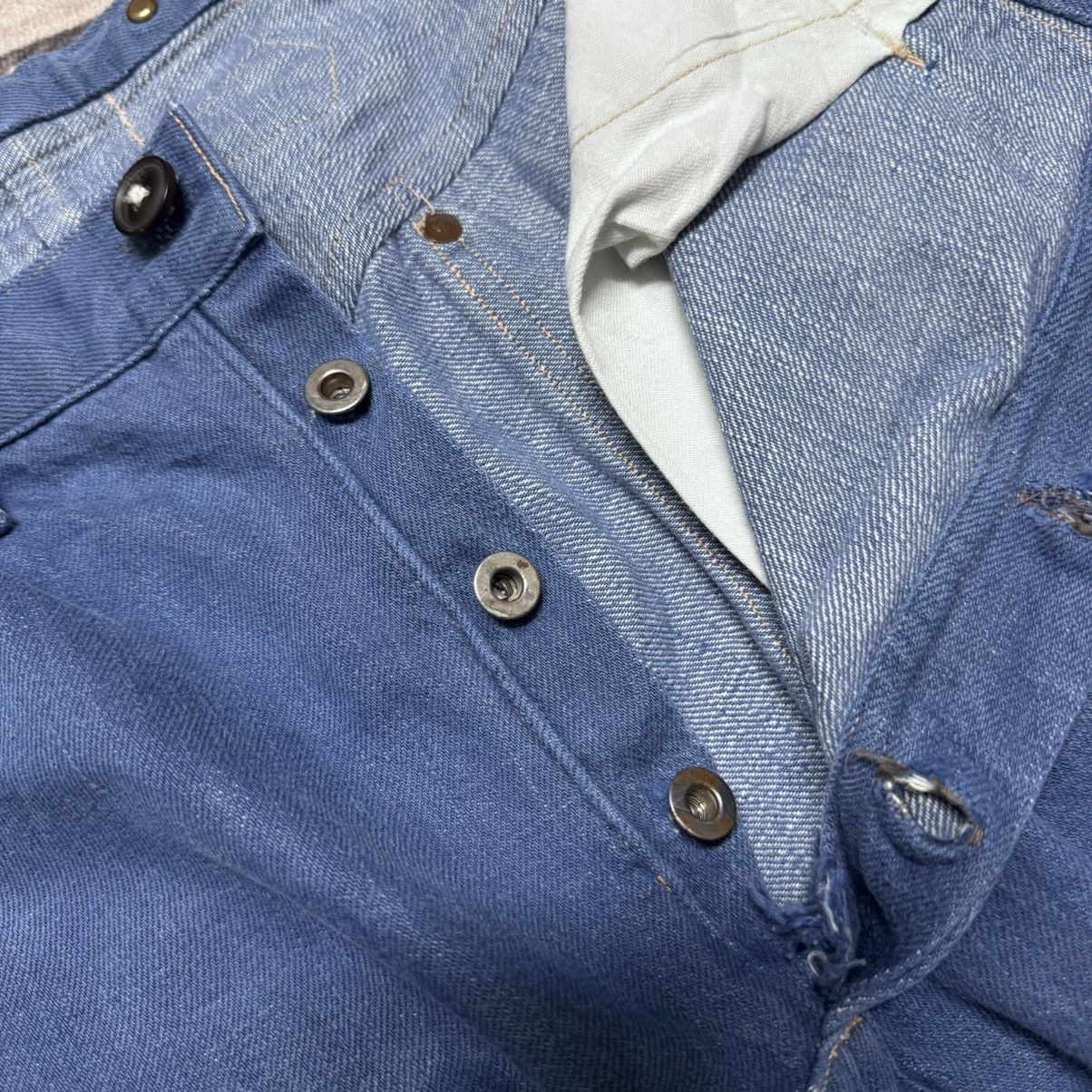 Heller's Cafe × Warehouse Vintage Heller's Cafe Denim Selvedge Jeans Size US 34 / EU 50 - 19 Thumbnail