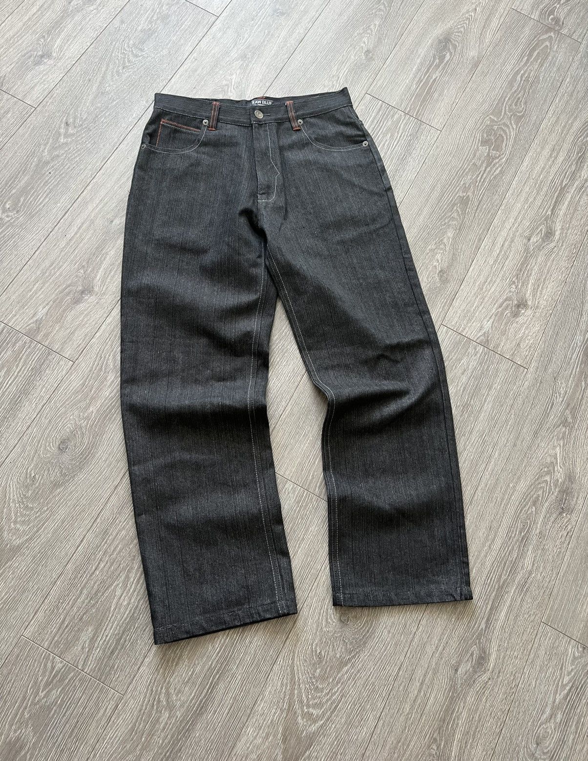 Vintage Vintage Raw Blue Pants Jeans Size US 34 / EU 50 - 9 Thumbnail