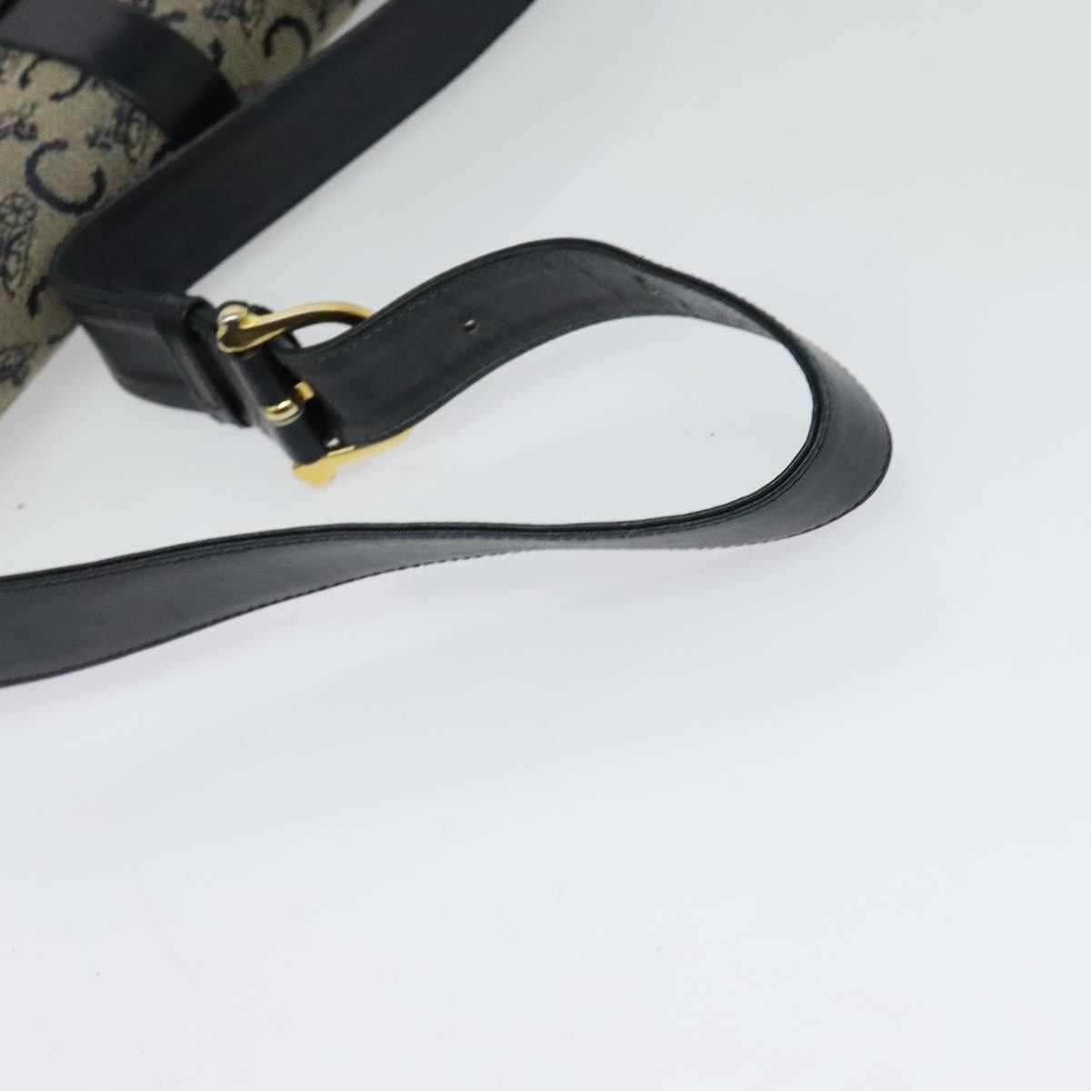 Celine CELINE C Sulky Shoulder Bag Canvas Navy Gold Size ONE SIZE - 7 Thumbnail