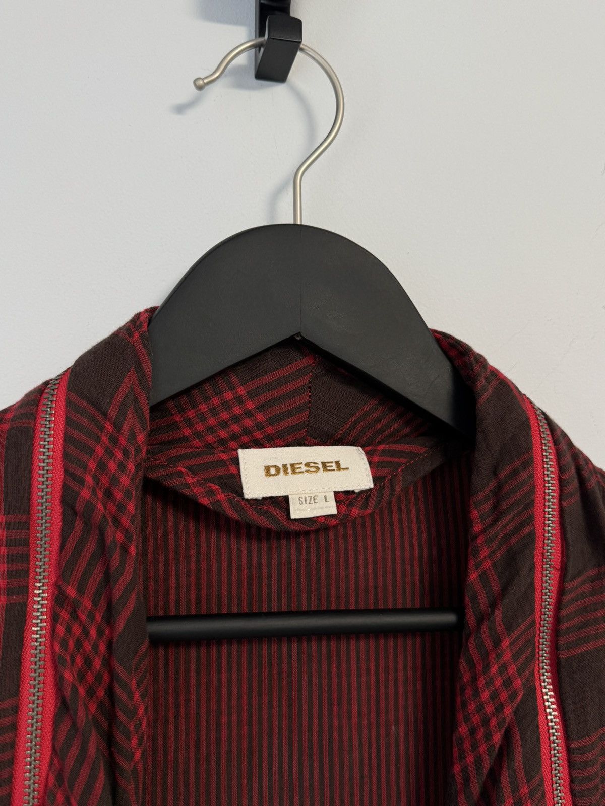Diesel × Vintage Diesel Vintage Women’s Y2K style vest Cotton Size L / US 10 / IT 46 - 5 Thumbnail