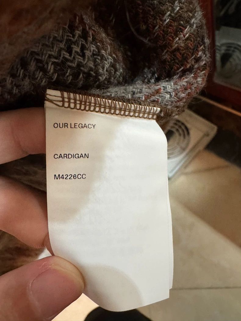 Our Legacy our legacy size 48 Horsehair plaid cardigan 2502-Nextarrow Size US M / EU 48-50 / 2 - 5 Thumbnail