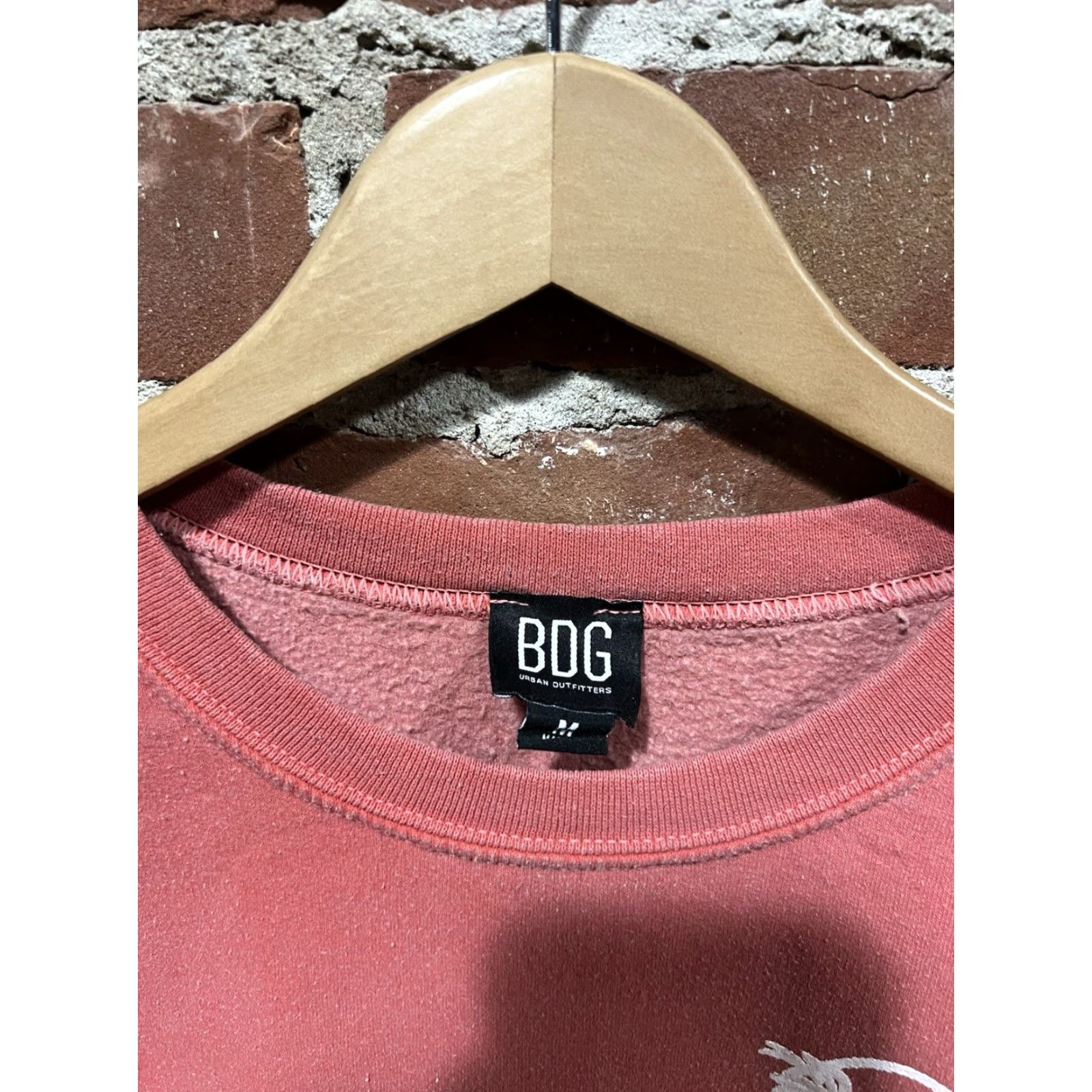 Bdg BDG Womens Pink Long Sleeve Baseball Graphic Sweatshirt Oversized Size Medium Size M / US 6-8 / IT 42-44 - 3 Thumbnail