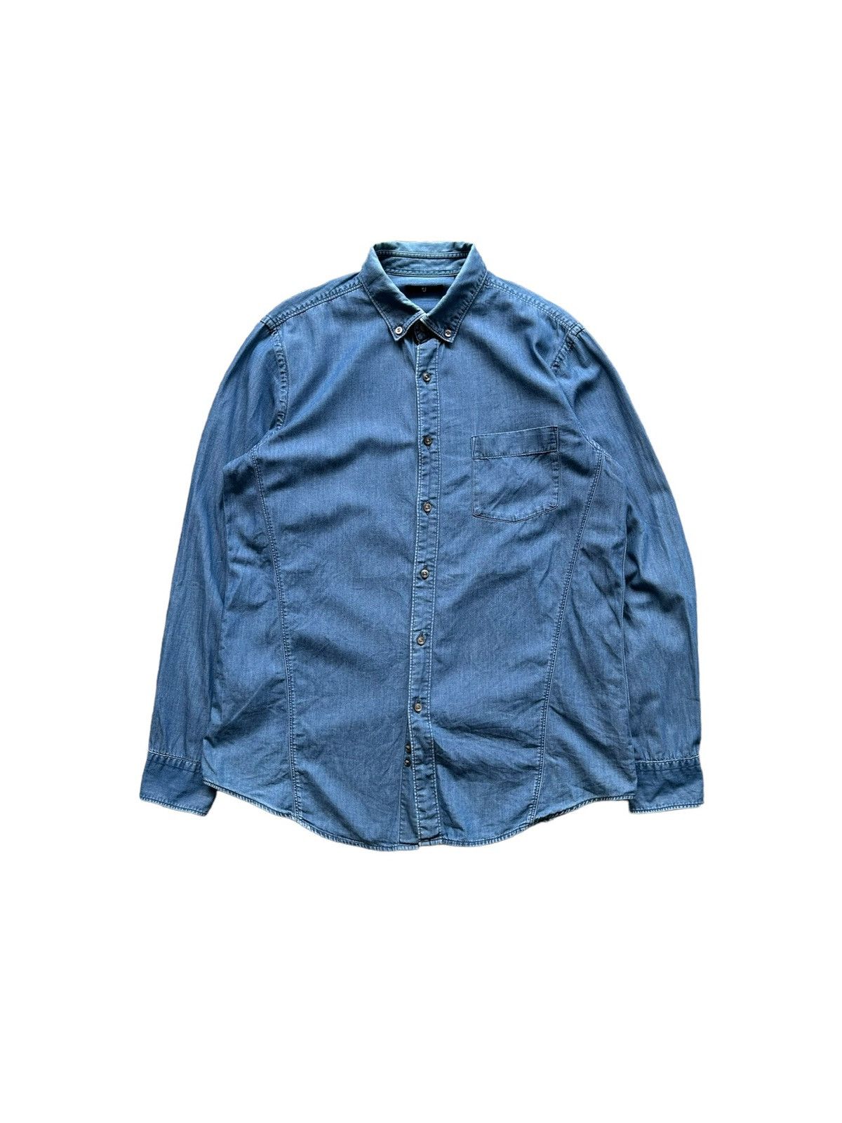Jil Sander × Uniqlo Archive J+ by Jil Sander Uniqlo collection denim shirt Size US M / EU 48-50 / 2 - 1 Thumbnail