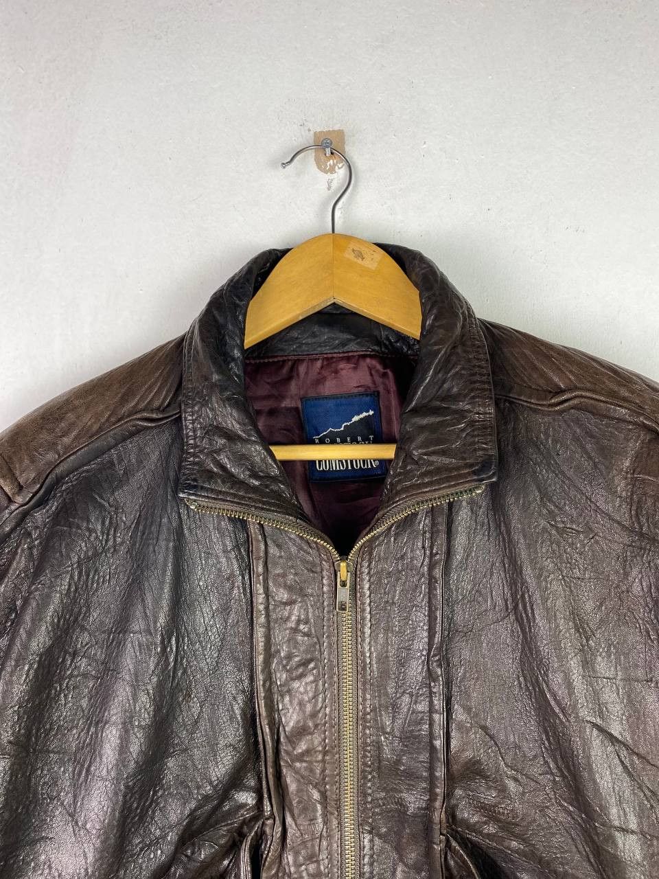 Robert Comstock × Vintage vintage robert comstock leather jacket nice design Size US XXL / EU 58 / 5 - 2 Thumbnail