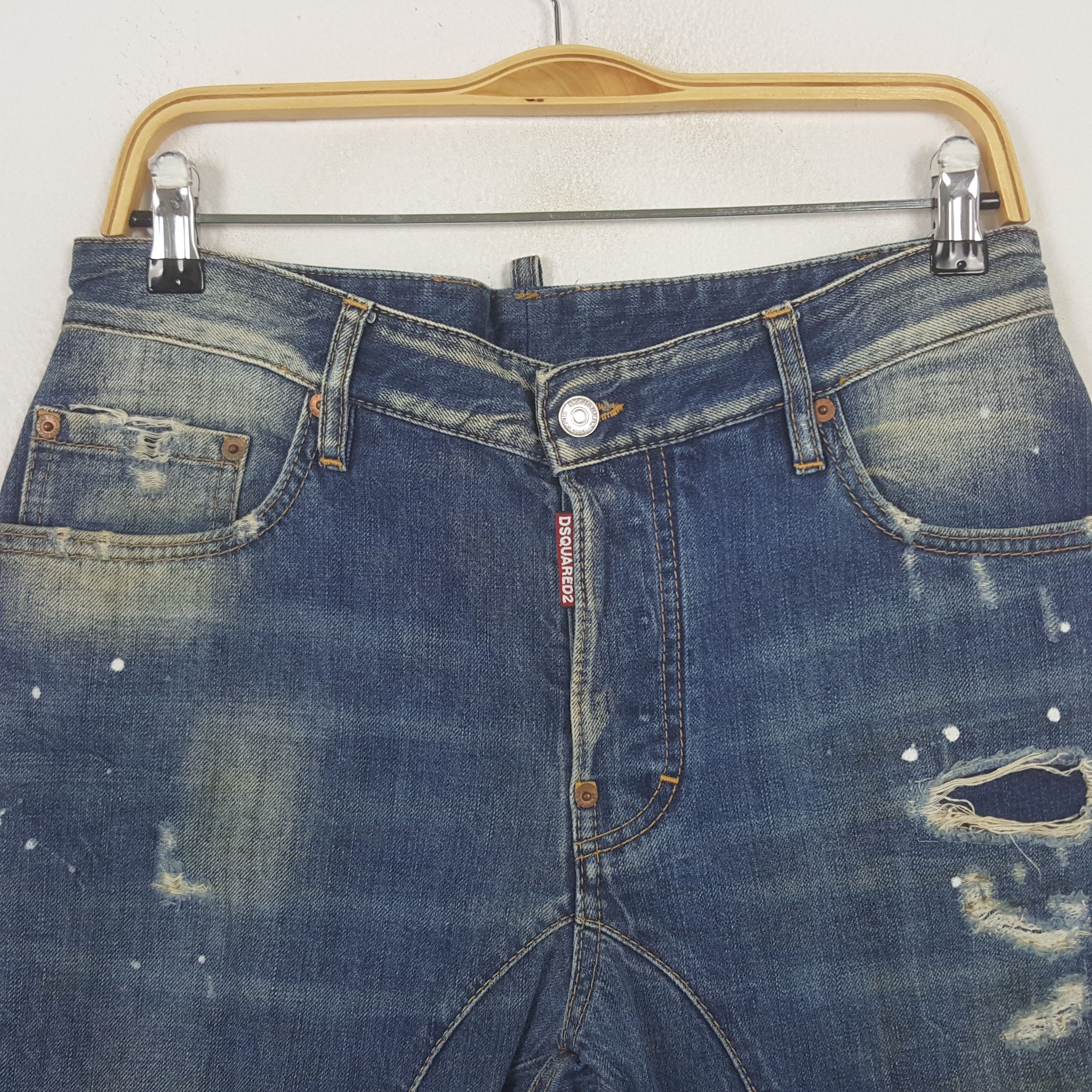 Dsquared2 Vintage Dsquared2 Italy Denim Jeans Size US 32 / EU 48 - 2 Thumbnail