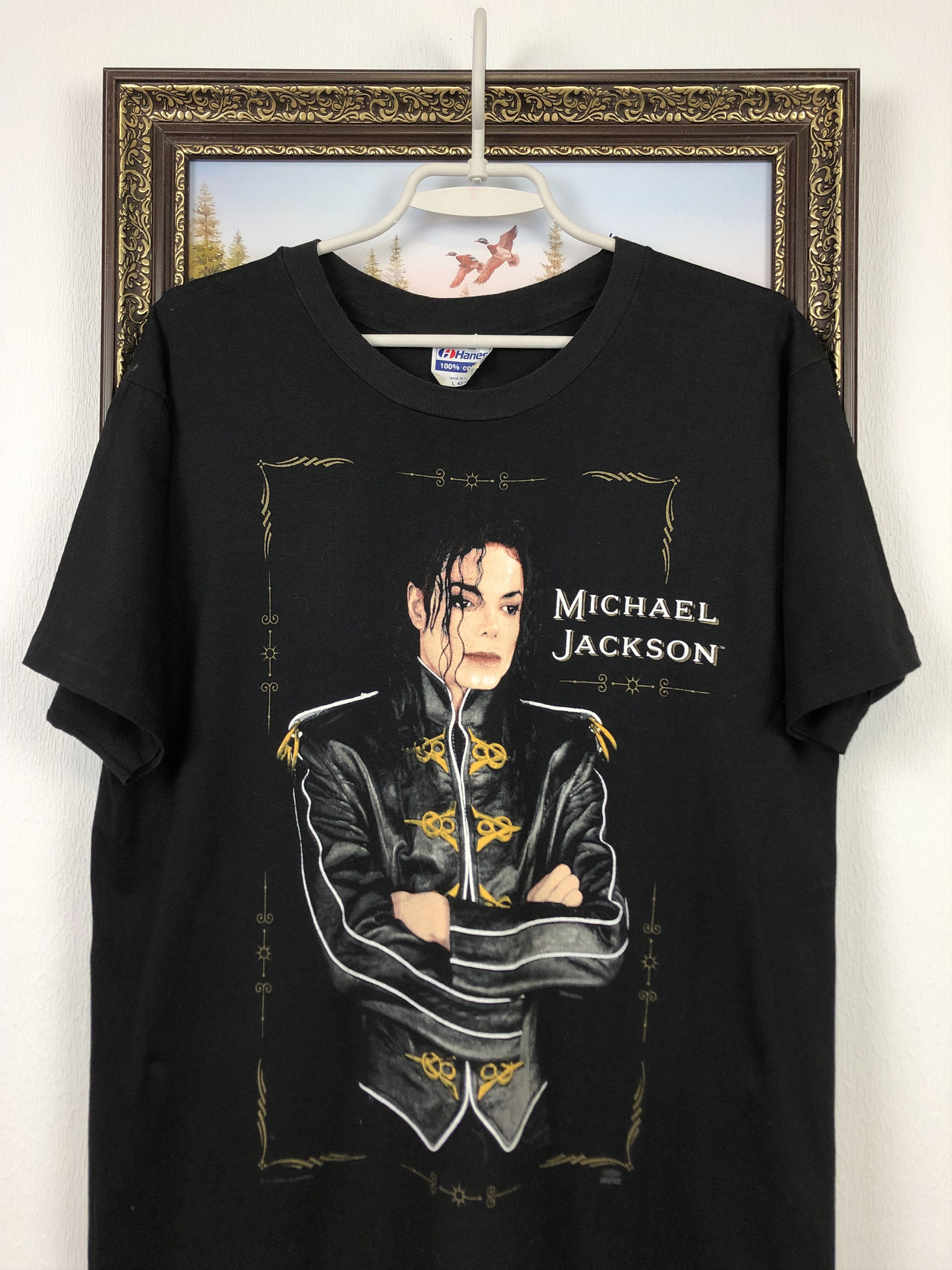 Band Tees Vintage 1992 Michael Jackson Dangerous Tee King Of Pop Rare Size US L / EU 52-54 / 3 - 2 Thumbnail