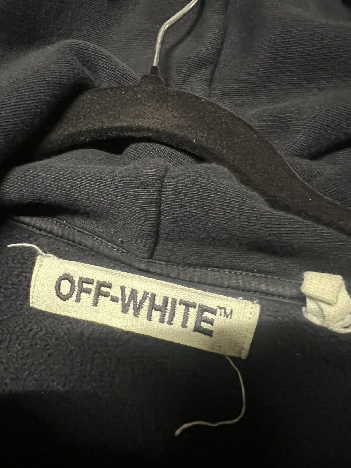Off-White Off-White™ "Nebraska Cut Off" Diagonal Hoodie Size US S / EU 44-46 / 1 - 3 Thumbnail