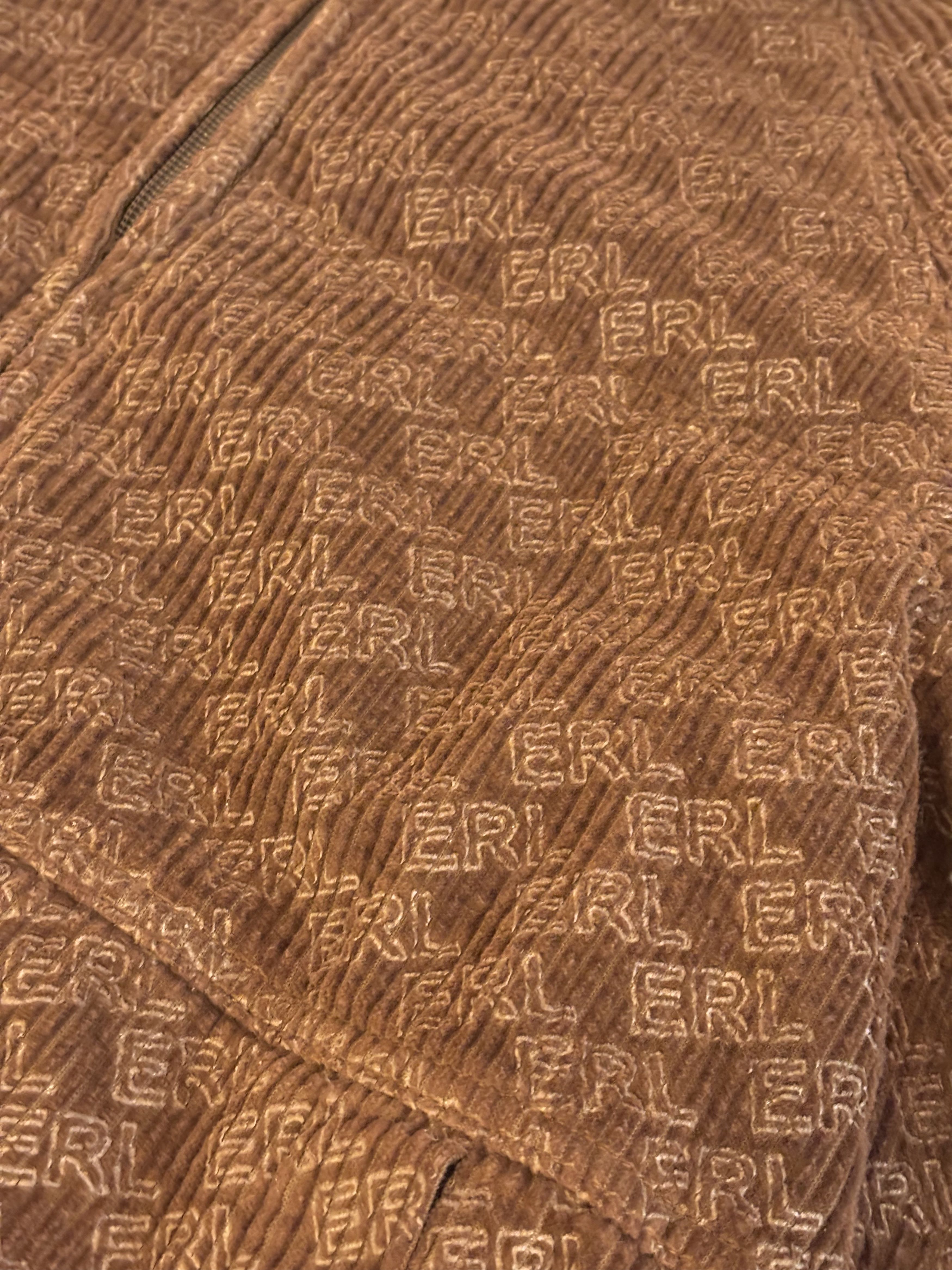 ERL Veste teddy bombers ERL monogramme marron en tbe Size US L / EU 52-54 / 3 - 6 Thumbnail
