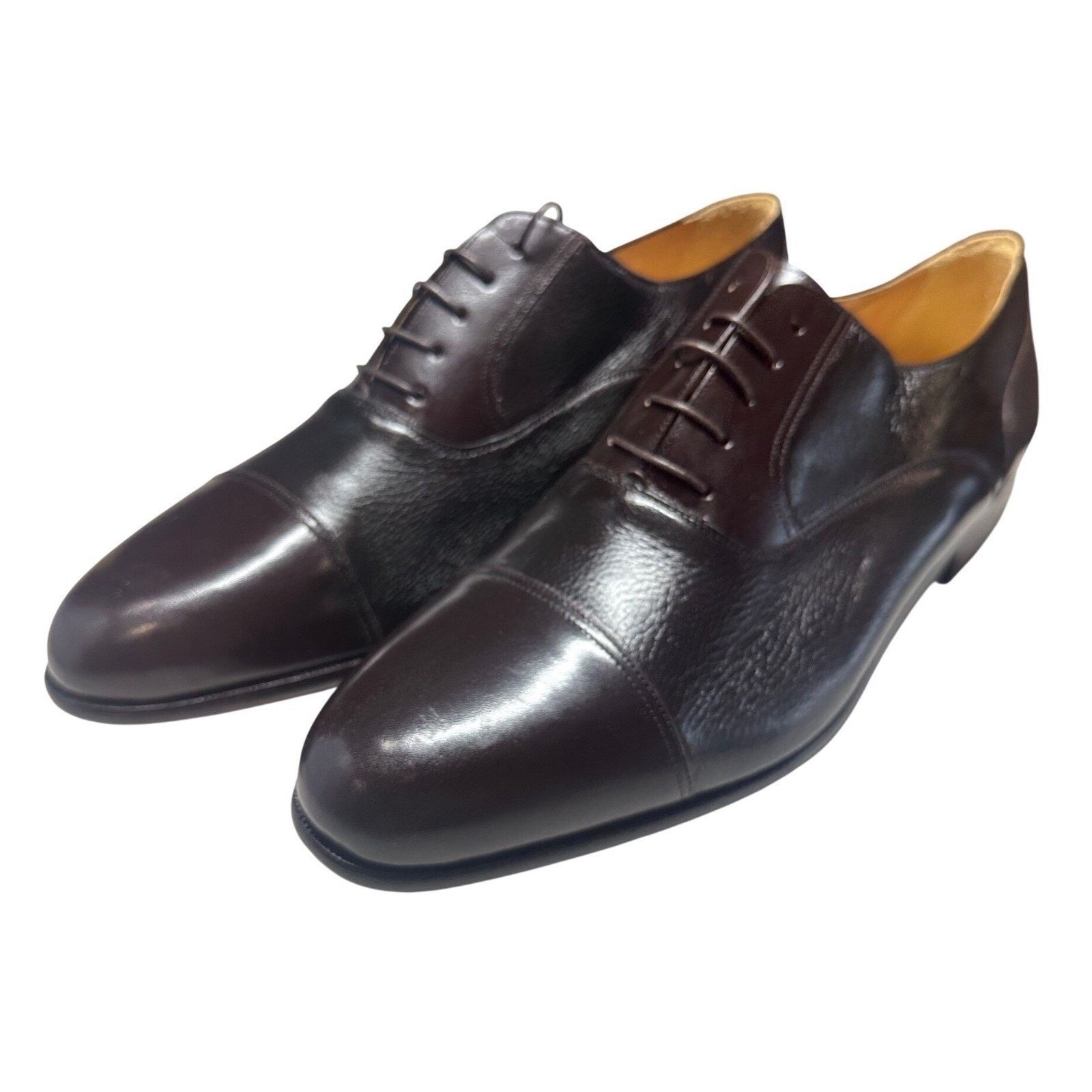 Other Massimo Emporio Oxford 13 M Brown New Leather Dress Shoes Size US 13 / EU 46 - 1 Thumbnail