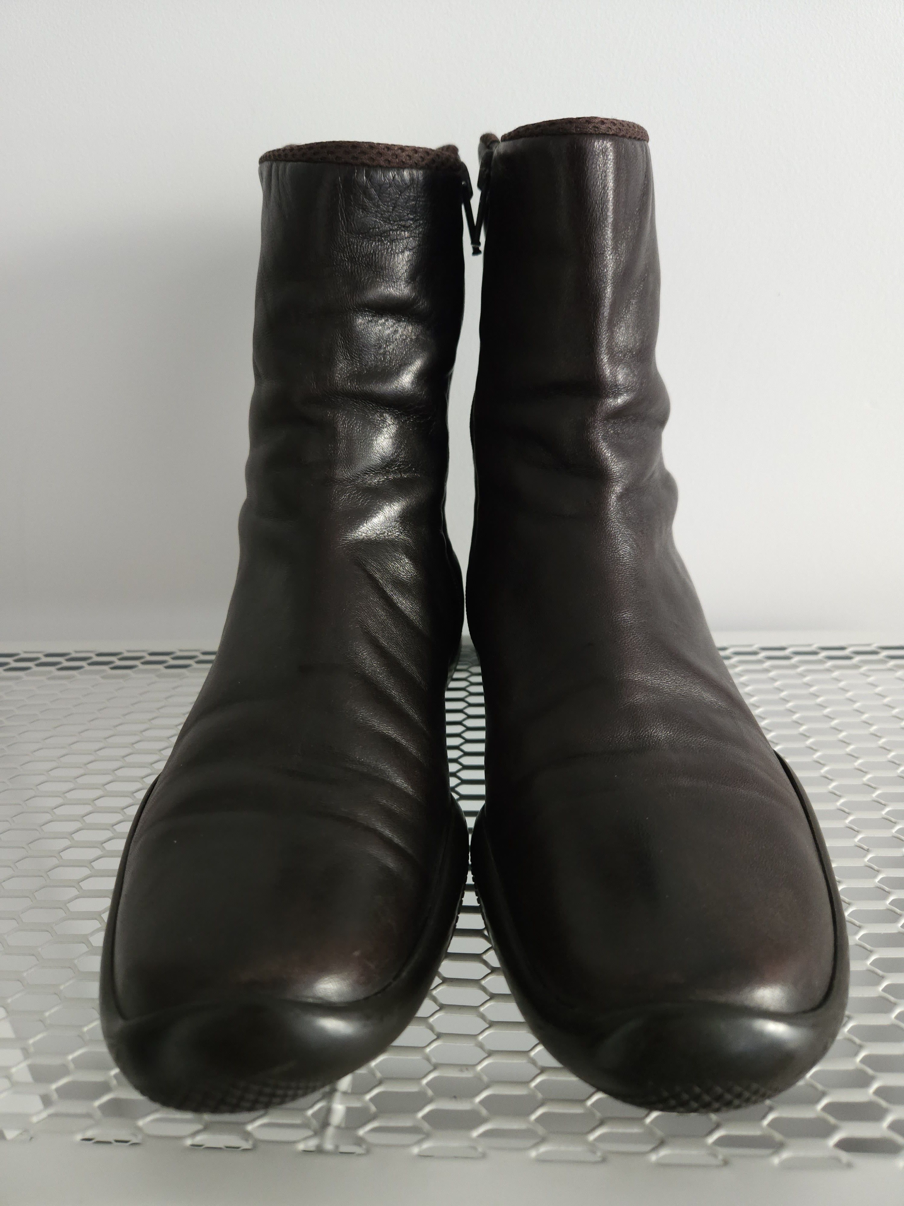 Prada Archive Prada sport red tab leather side zip ankle boots Size US 6.5 / IT 36.5 - 15 Thumbnail
