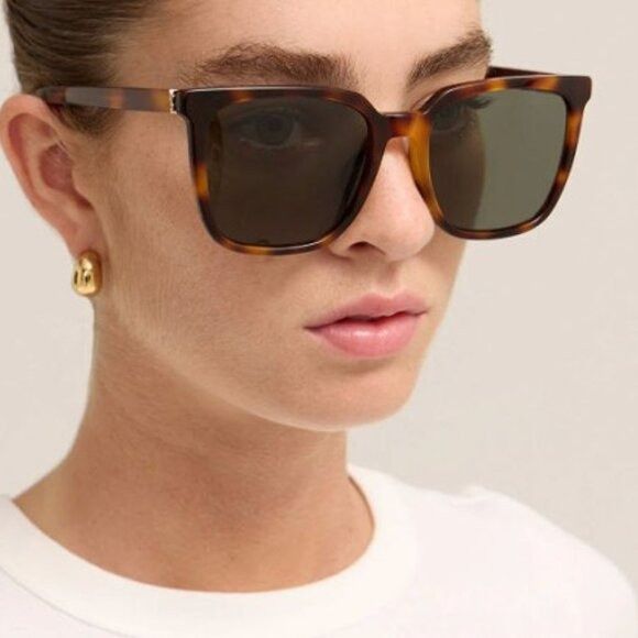Saint Laurent Paris 🕶️ New Saint Laurent SLM146 002 Havana Sunglasses Size ONE SIZE - 2 Thumbnail