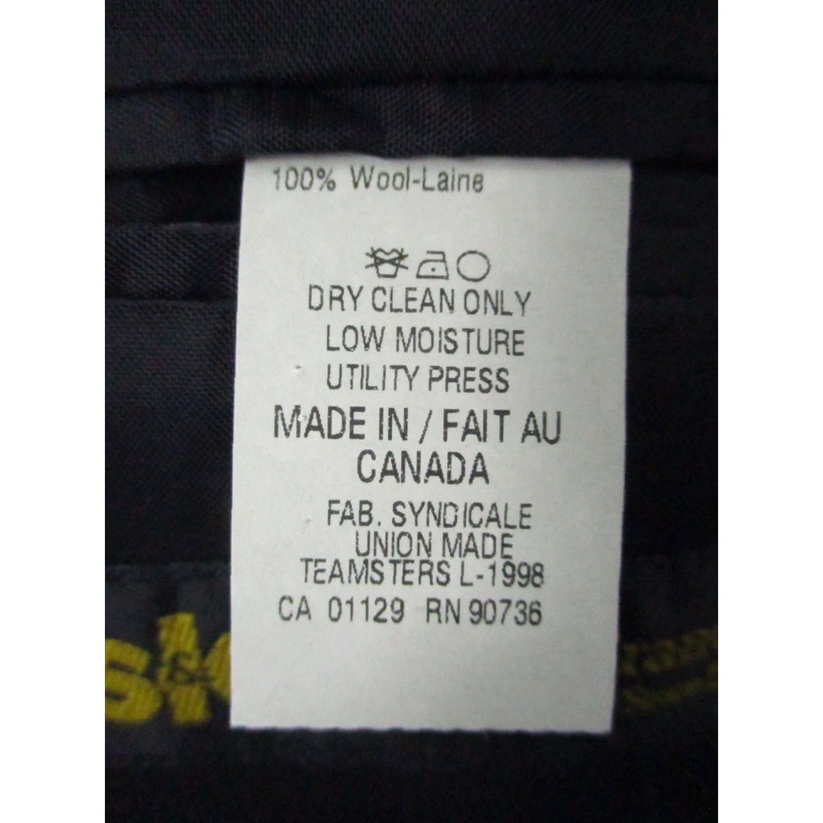 Ralph Lauren LAUREN RALPH LAUREN Wool Blazer Sport Jacket 44L Blazer Gray Stripe Mens Regular Notch Lapel 3-Button Front Chest 44 Size 44R - 5 Thumbnail