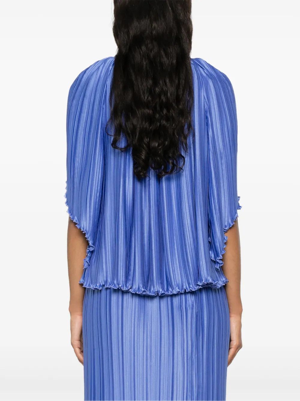 Lanvin o1y0326 Blouse in Sky Blue Size L / US 10 / IT 46 - 4 Thumbnail