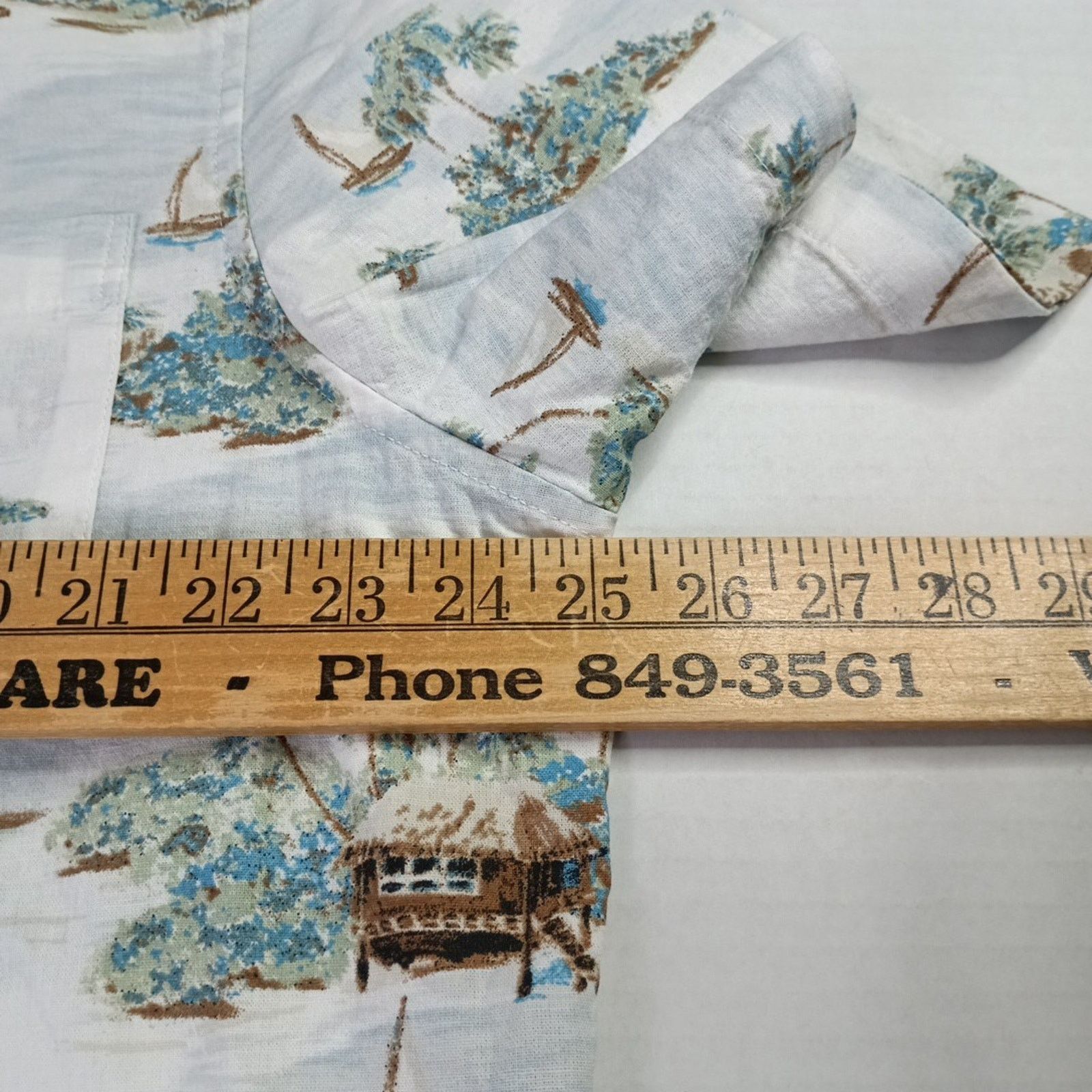 Chaps Chaps Seacoast Wash Linen Woven Shirt Men's XL Floral Print Size US XL / EU 56 / 4 - 4 Thumbnail