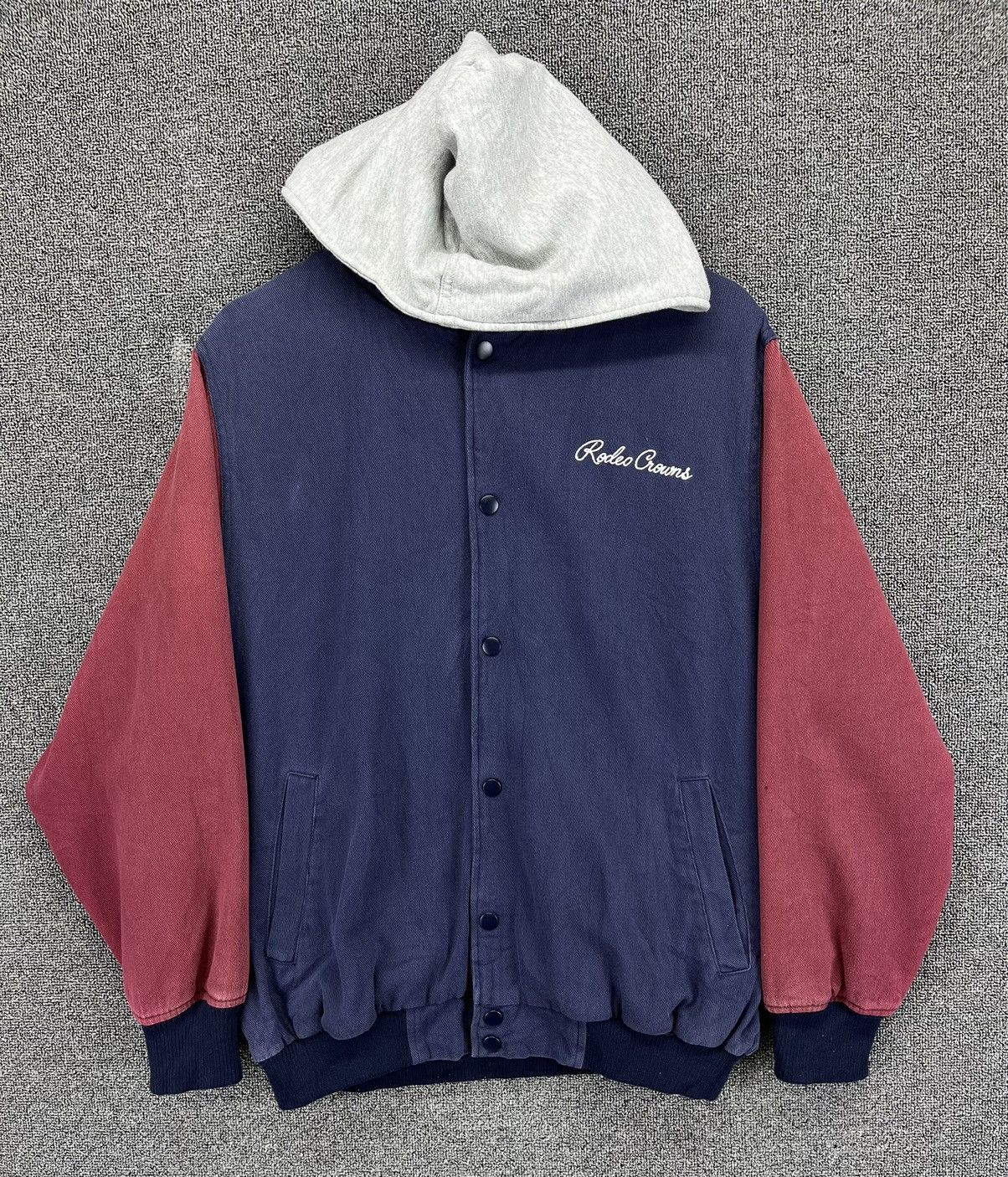 Japanese Brand Vintage Rodeo Crown Spellout Rare Hooded Jacket Size US L / EU 52-54 / 3 - 13 Thumbnail