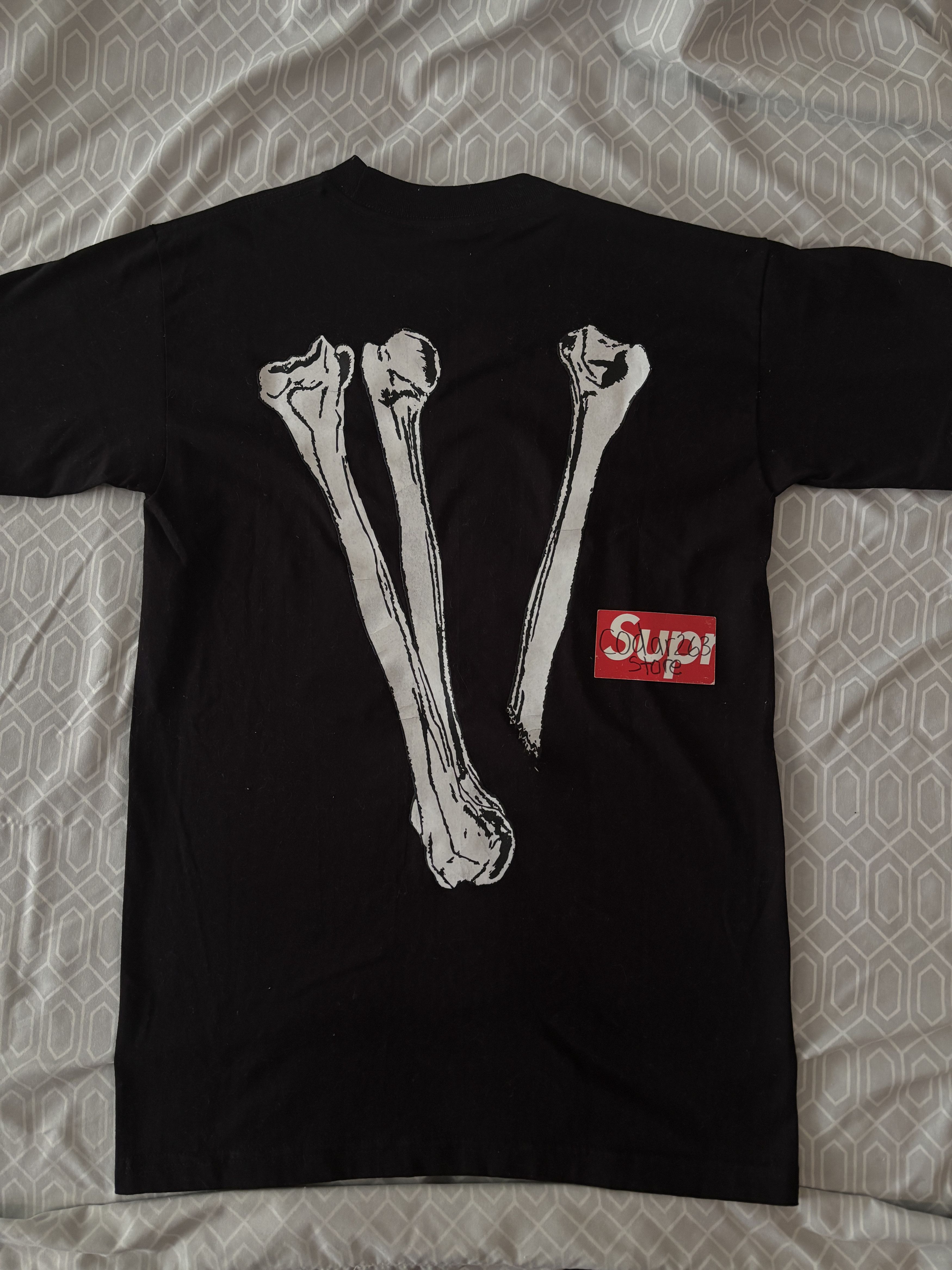 Vlone VLONE Skulls & Bones Tee - A$AP Rocky Medium Black Skeleton Size US M / EU 48-50 / 2 - 4 Thumbnail
