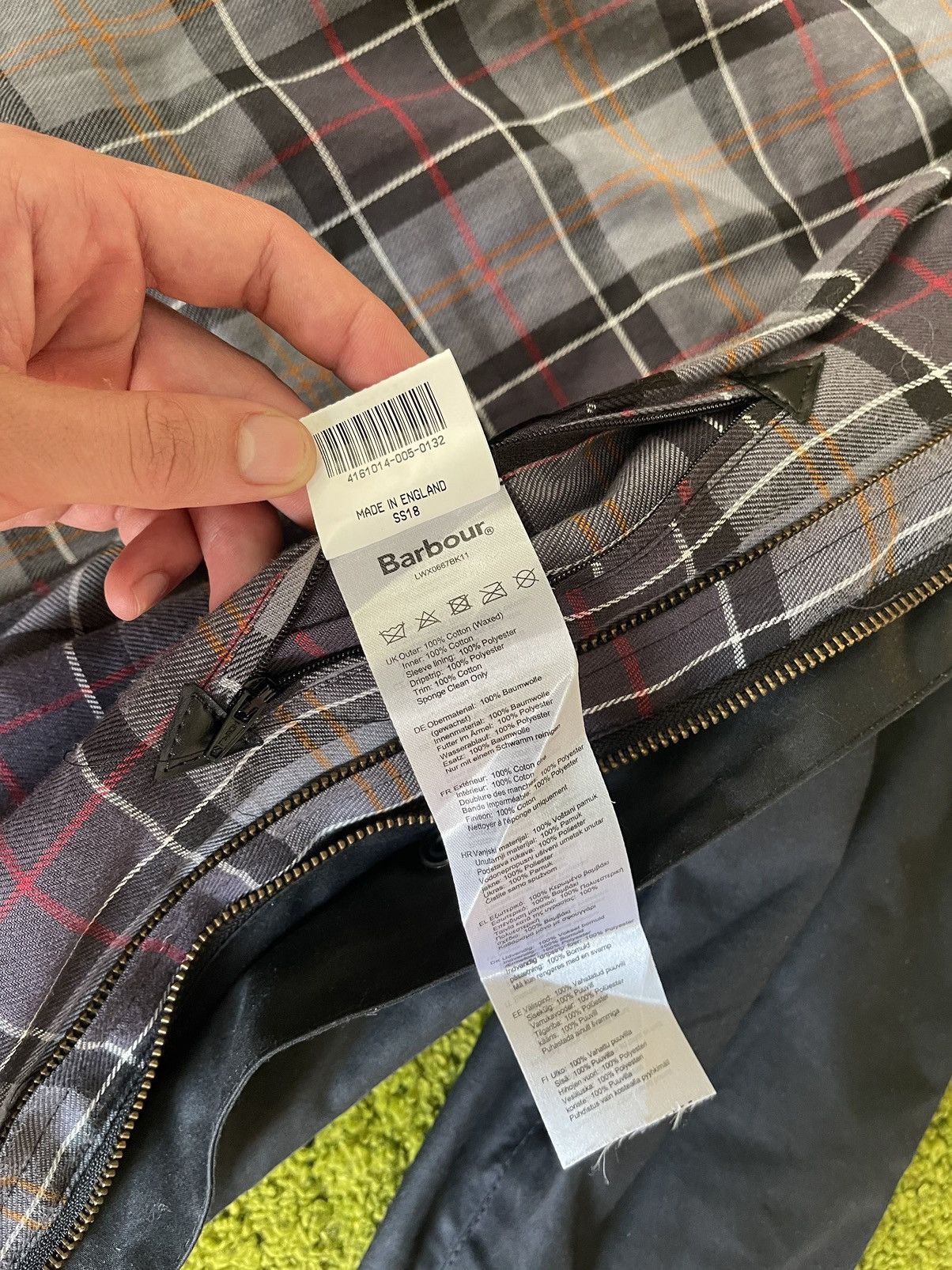 Barbour × Designer Barbour beadnell waxed jacket Size L / US 10 / IT 46 - 7 Thumbnail