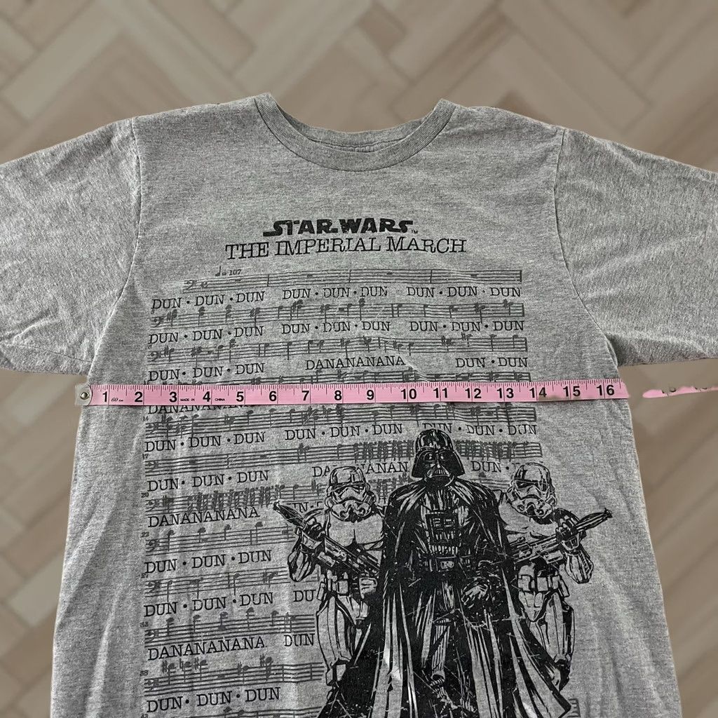 Star Wars Star Wars Imperial March Short Sleeve T Shirt Men's M Gray Shirt Star Wars Darth Vader Mens M Gray Size US M / EU 48-50 / 2 - 1 Thumbnail