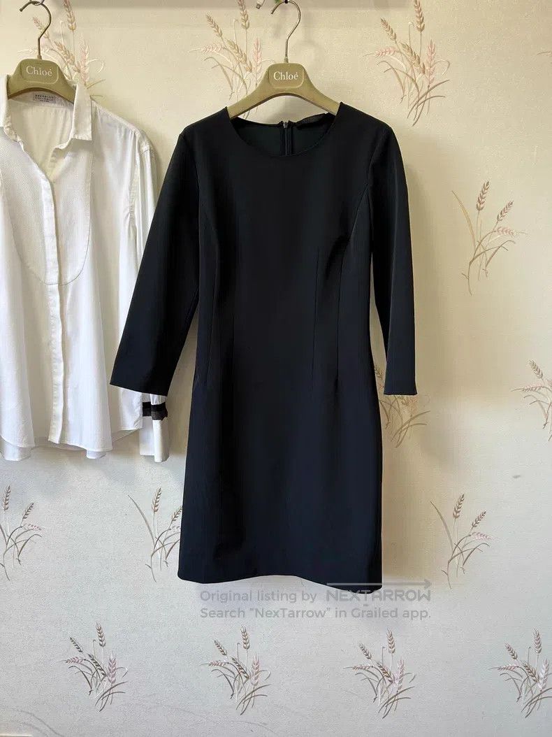 The Row The Row Black minimalist dress Size S / US 4 / IT 40 - 2 Thumbnail