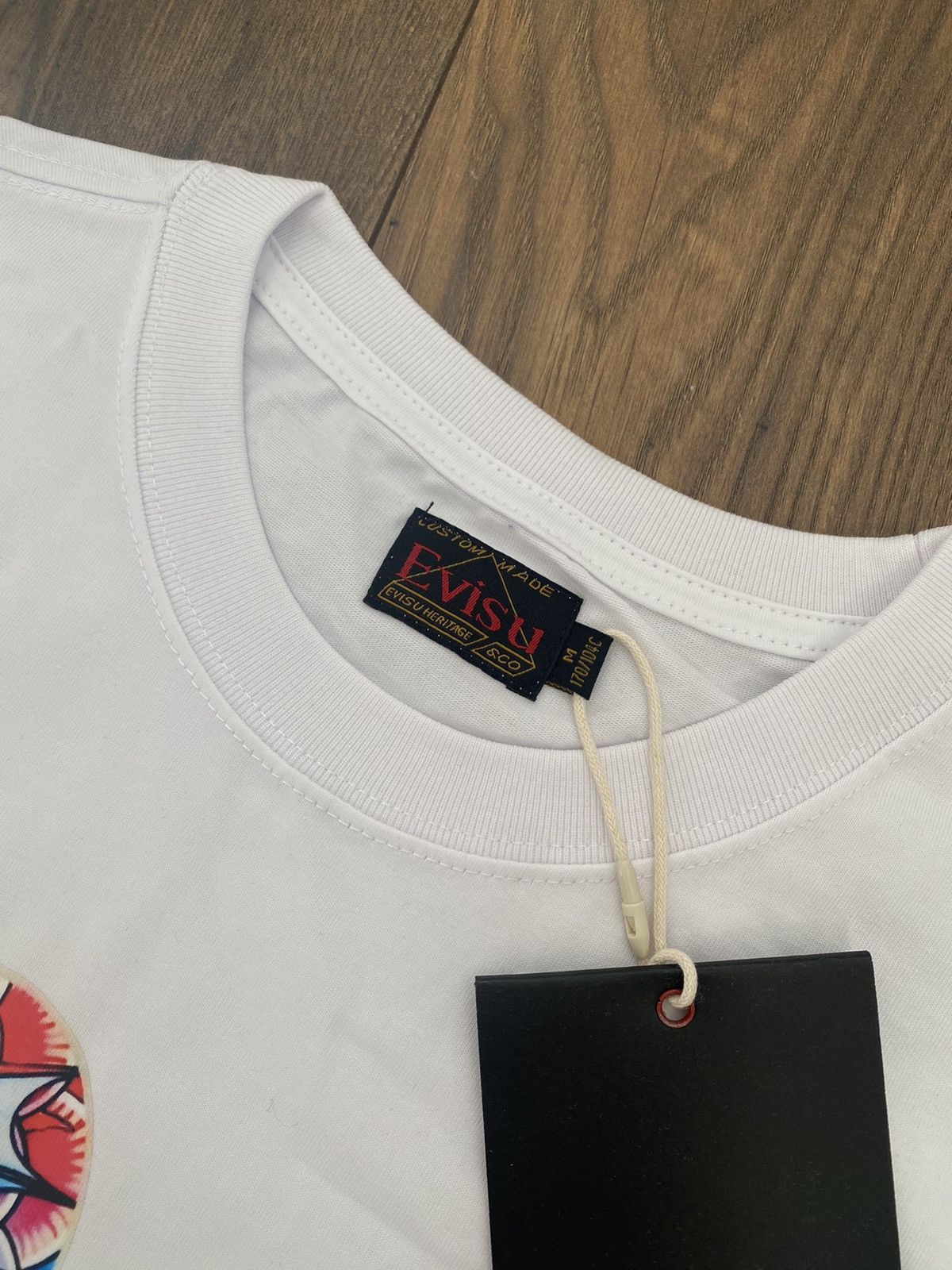 Evisu × Japanese Brand Evisu Big White Logo T-shirt Size M Size US M / EU 48-50 / 2 - 3 Thumbnail