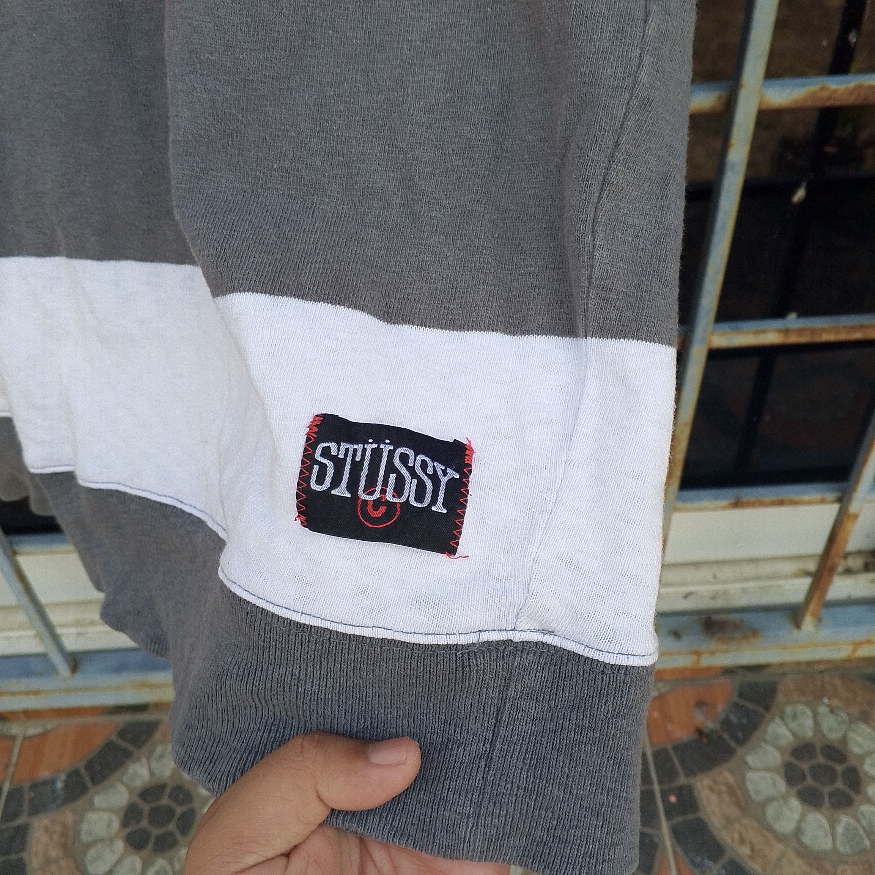 Stussy Stussy striped sweatshirt Size US M / EU 48-50 / 2 - 4 Thumbnail
