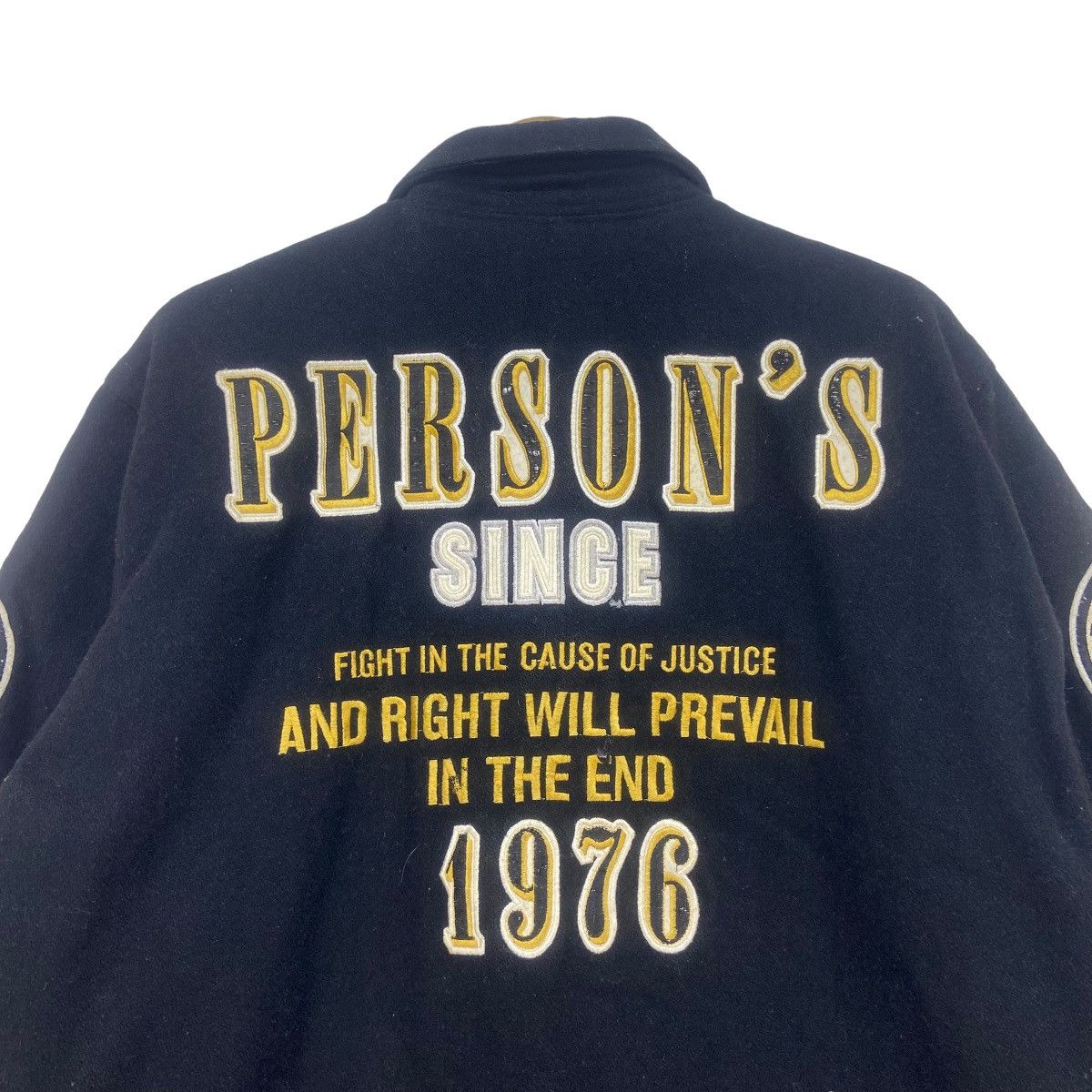 Japanese Brand × PERSON'S × Vintage Person’s Fight in The Cause of Justice Wool Heavy Varsity Size US M / EU 48-50 / 2 - 3 Thumbnail