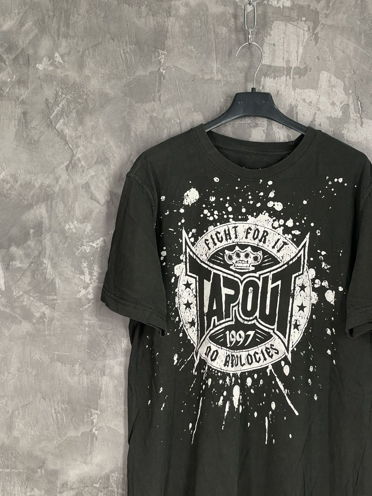 Affliction × Tapout Vintage Tapout Crosses Y2k Tee T Shirt Size US L / EU 52-54 / 3 - 3 Thumbnail