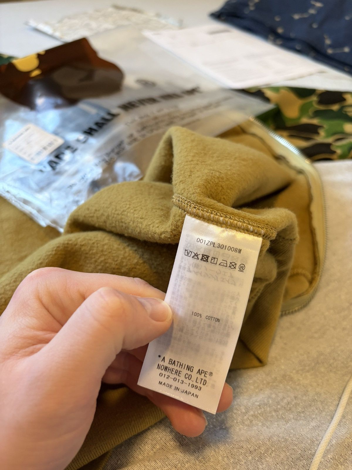 Bape Bape abc green camo crystal stone Size US L / EU 52-54 / 3 - 9 Thumbnail