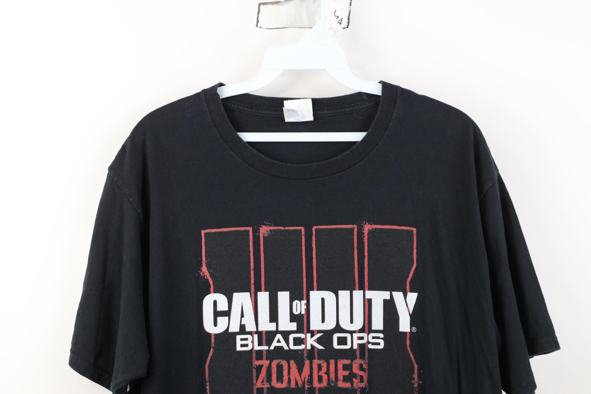 Vintage Vintage Y2K Call of Duty Black Ops Zombies Video T-Shirt Size US L / EU 52-54 / 3 - 2 Thumbnail