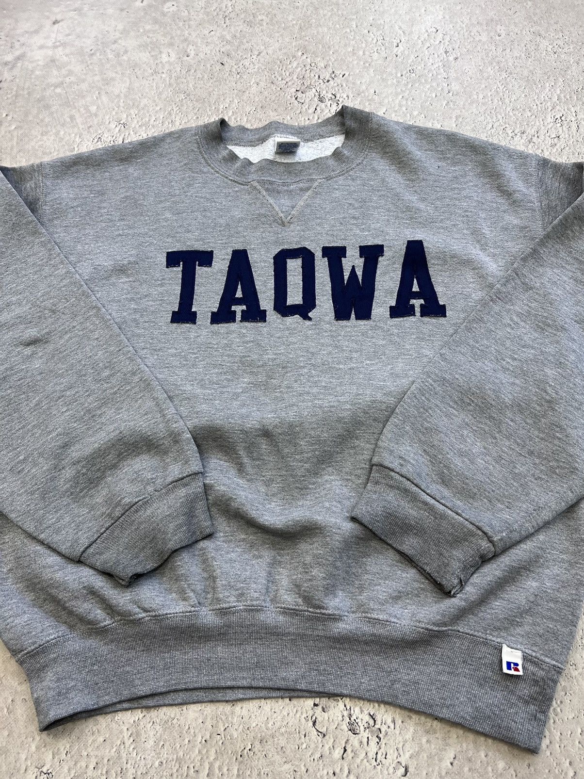 Russell Athletic × Vintage Crazy BOXY 90s Vintage Russell Athletic Crewneck sweatshirt Size US XL / EU 56 / 4 - 7 Thumbnail