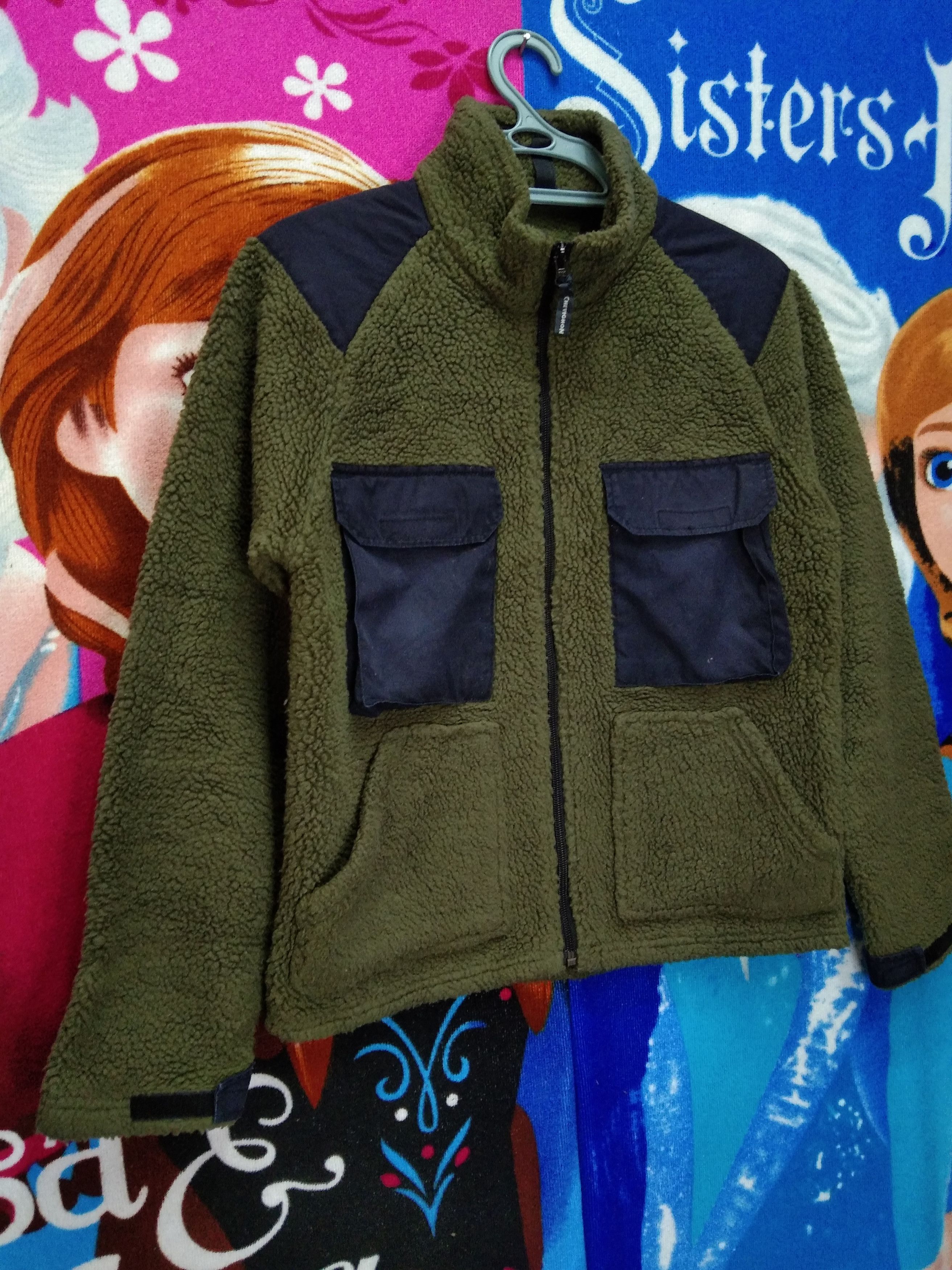 Japanese Brand VINTAGE DEEP PILE SHERPA FLEECE JACKET Size S / US 4 / IT 40 - 3 Thumbnail