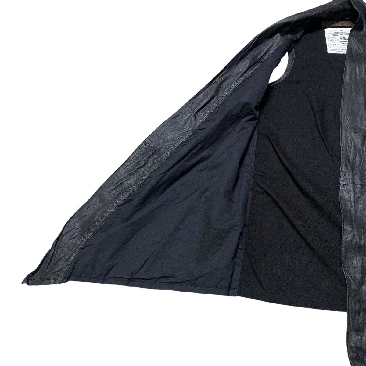 GOA Panaji G.O.A Lambskin Leather Asymmetrical Vest Size M / US 6-8 / IT 42-44 - 9 Thumbnail