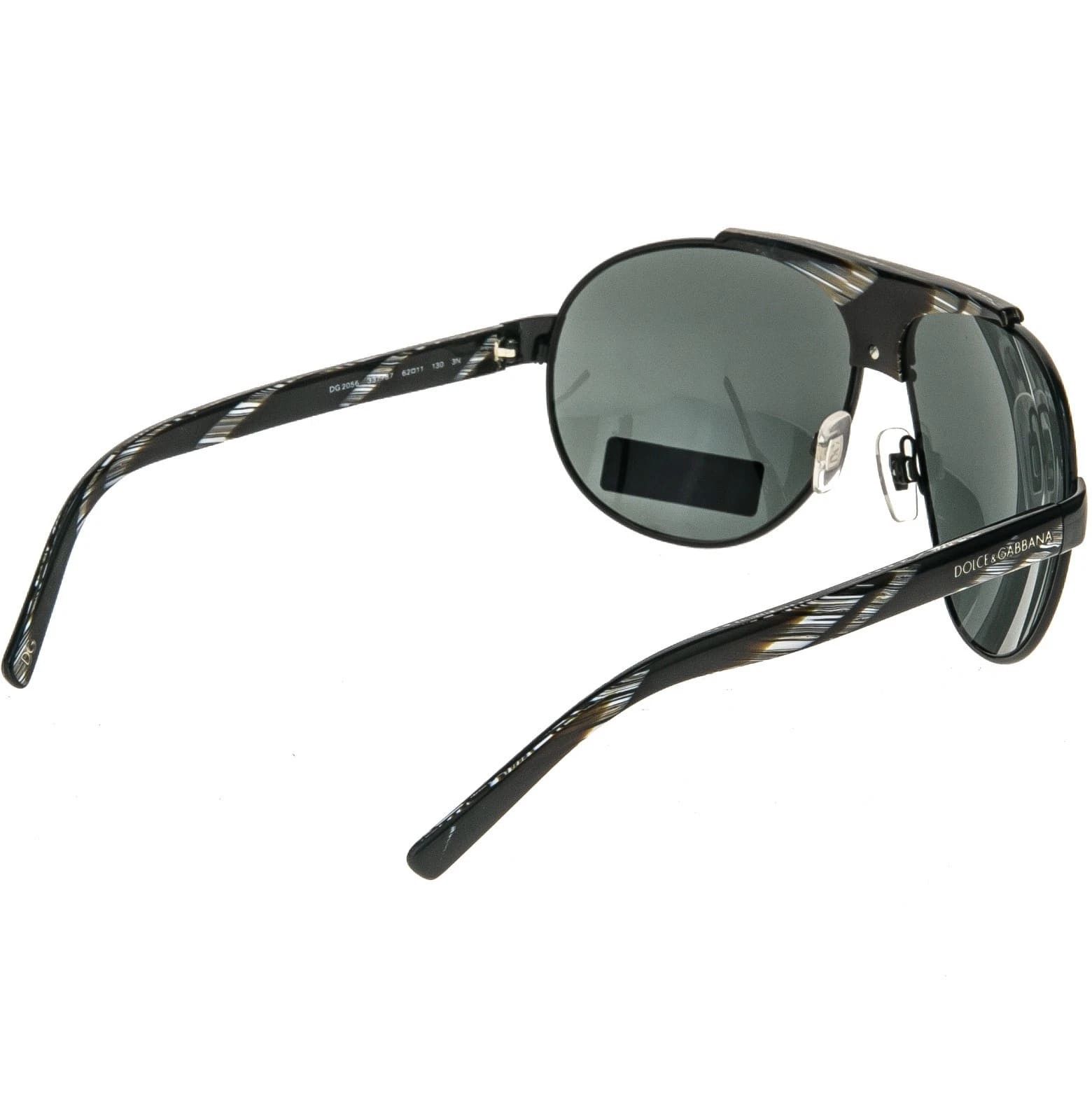 Dolce & Gabbana DOLCE & GABBANA DG2056 Black Horn Aviator Sunglasses 2056 Size ONE SIZE - 8 Thumbnail