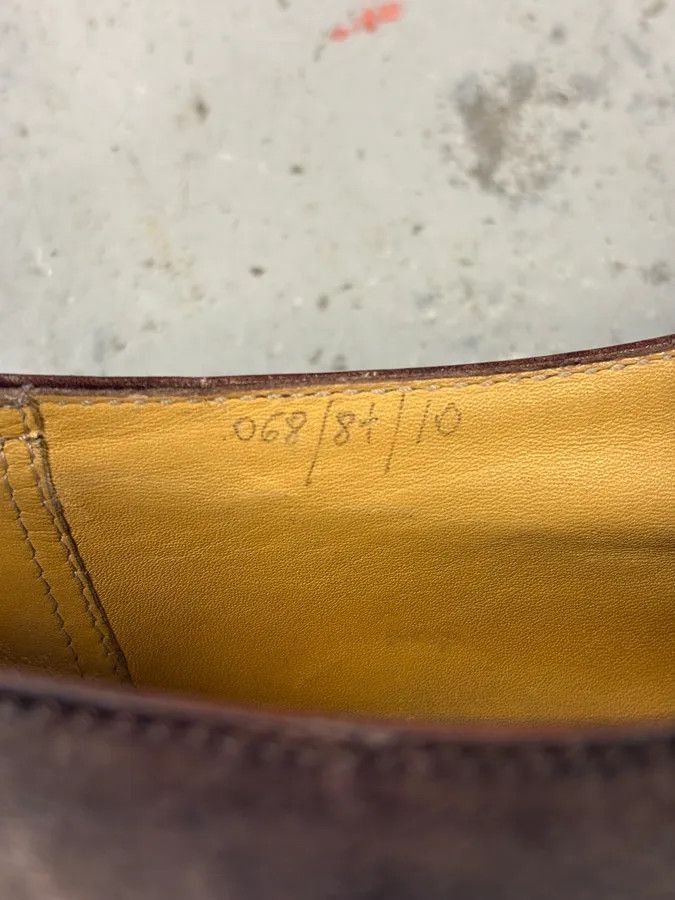 Berluti 2000s Berluti Brown Eroded Leather Derby Shoes Size US 9 / EU 42 - 9 Thumbnail