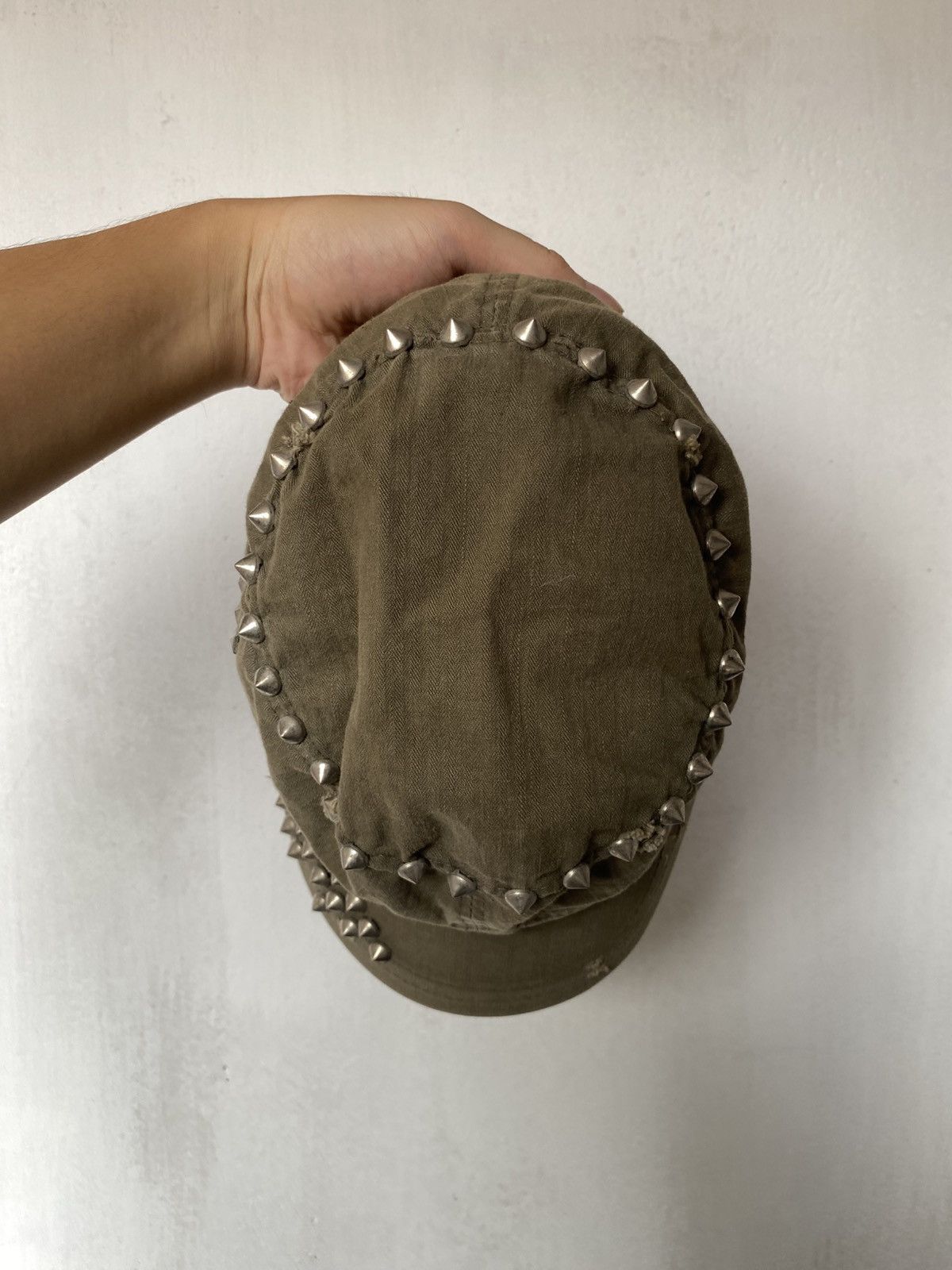 Hysteric Glamour × If Six Was Nine × Japanese Brand Cadet Distressed Spike Punk Hat Size ONE SIZE - 7 Thumbnail