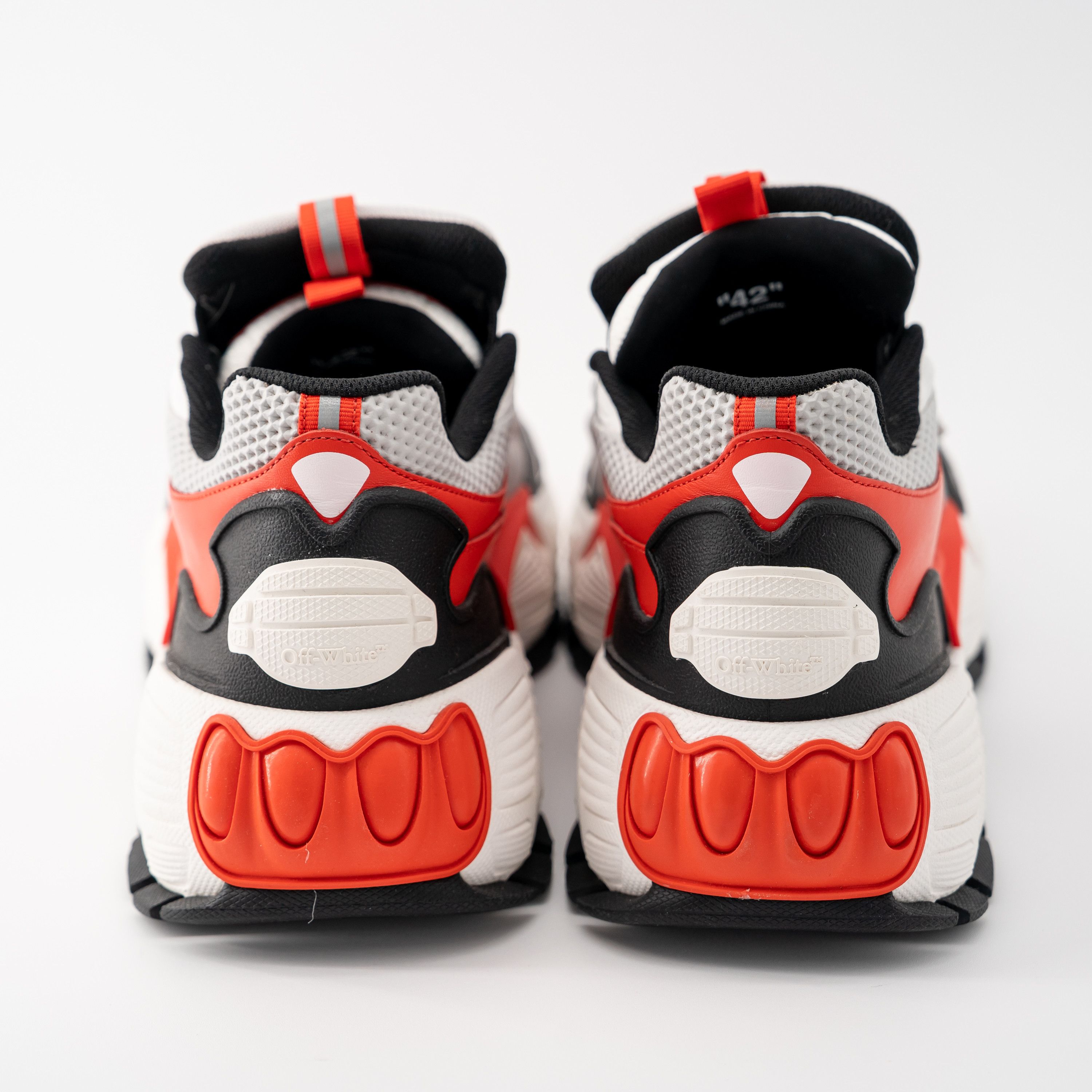 Off-White 9 us 42 eu Off-White Glove Slip On Red Grey White Sneakers Size US 9 / EU 42 - 3 Thumbnail
