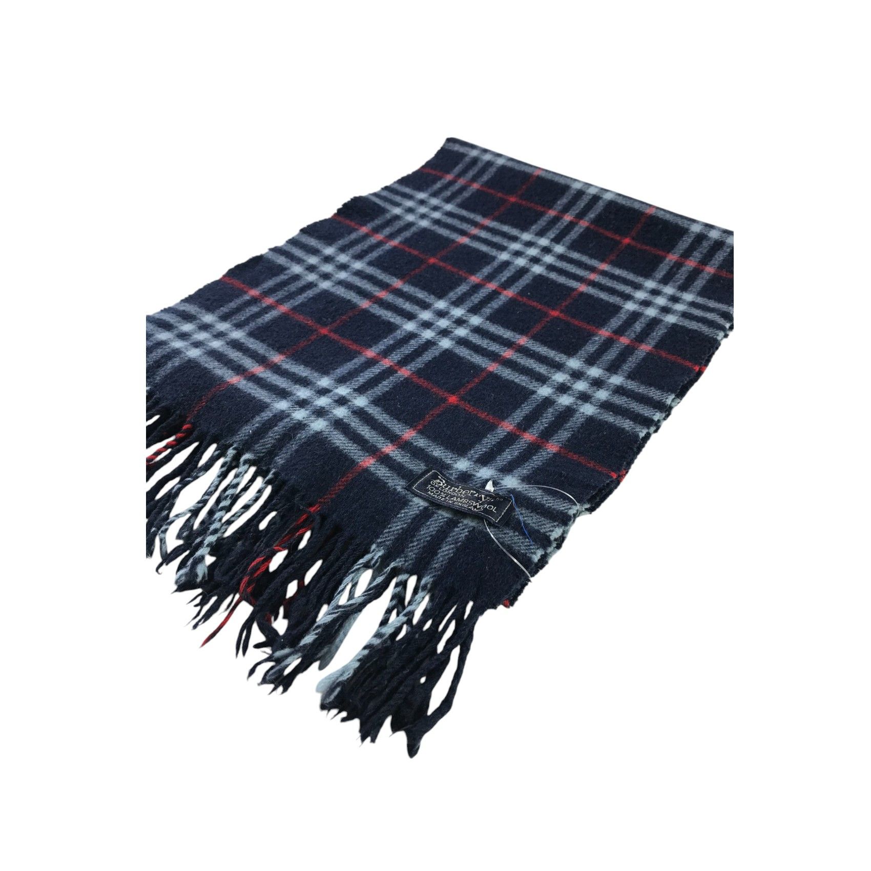 Burberry × Vintage Burberry Scarf / Muffler / Neckwear - WW1882 Size ONE SIZE - 3 Thumbnail