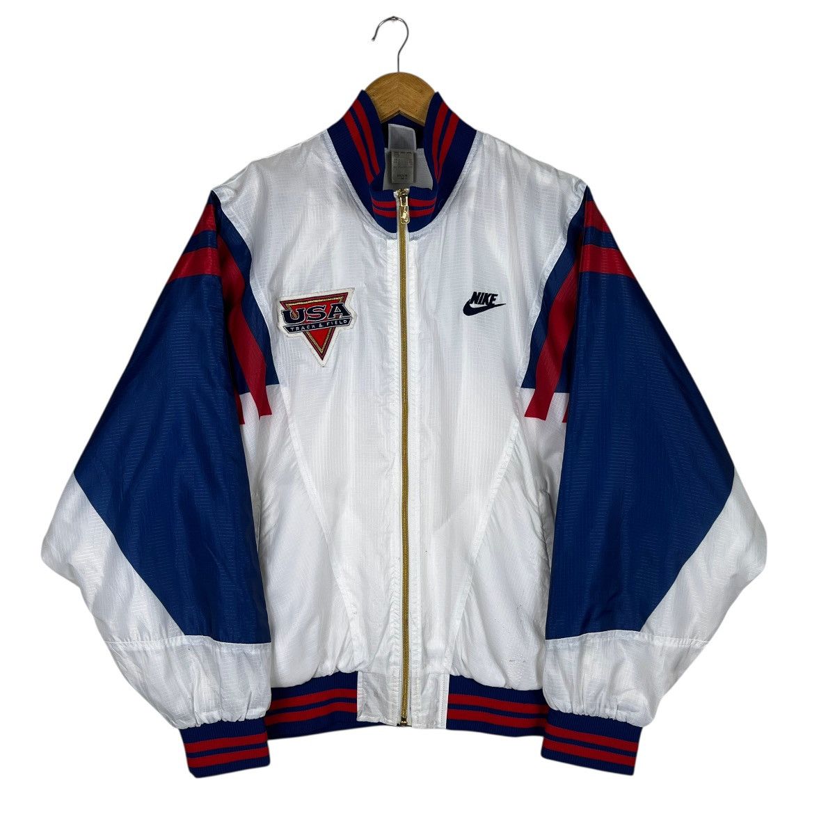 Nike 🔥 Vintage Nike Usa Olympic Light Jacket Size US M / EU 48-50 / 2 - 3 Thumbnail