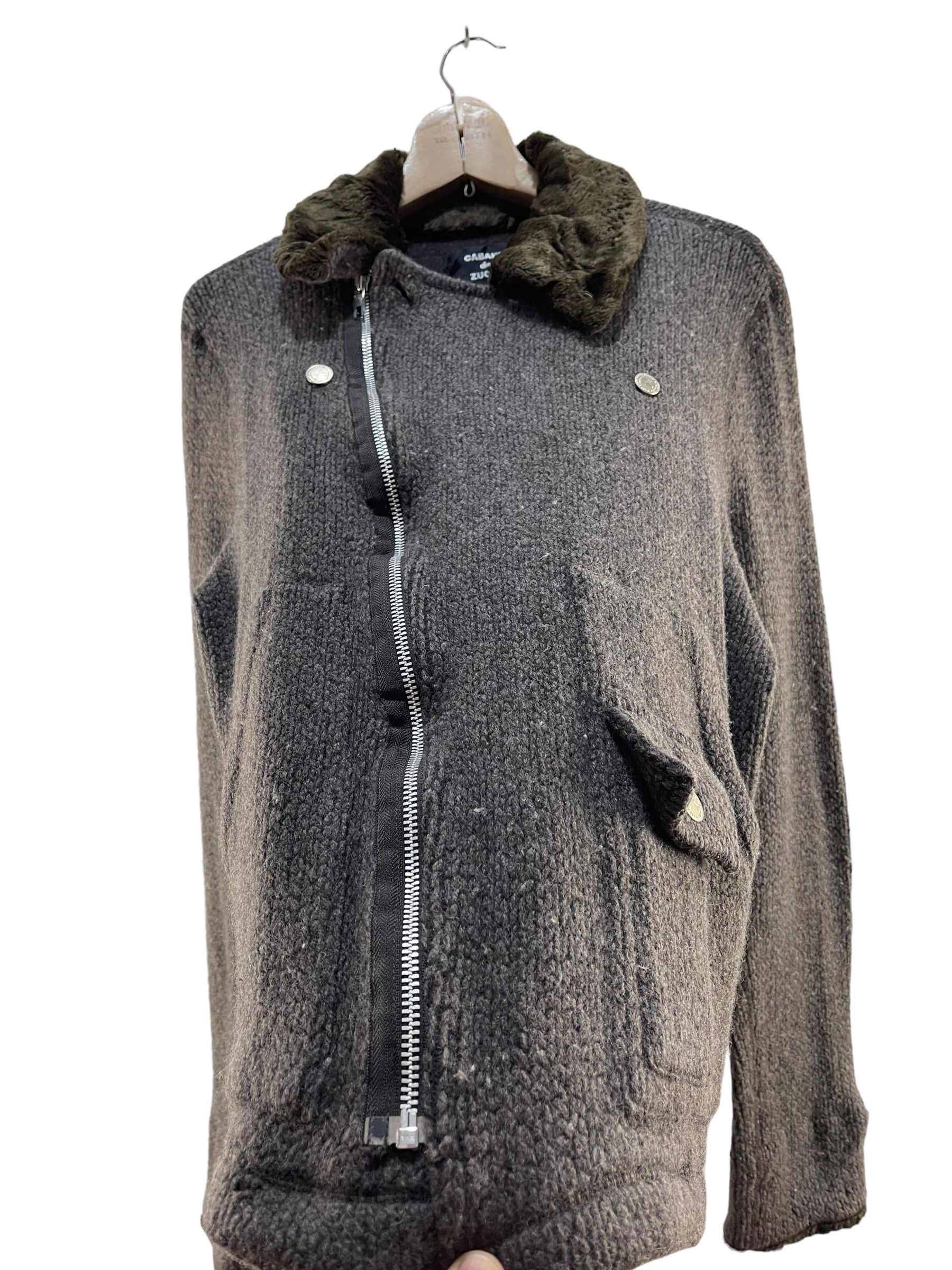 CABANE de ZUCCa × Issey Miyake Vintage Cabane De Zucca Wool Jacket Size M / US 6-8 / IT 42-44 - 8 Thumbnail