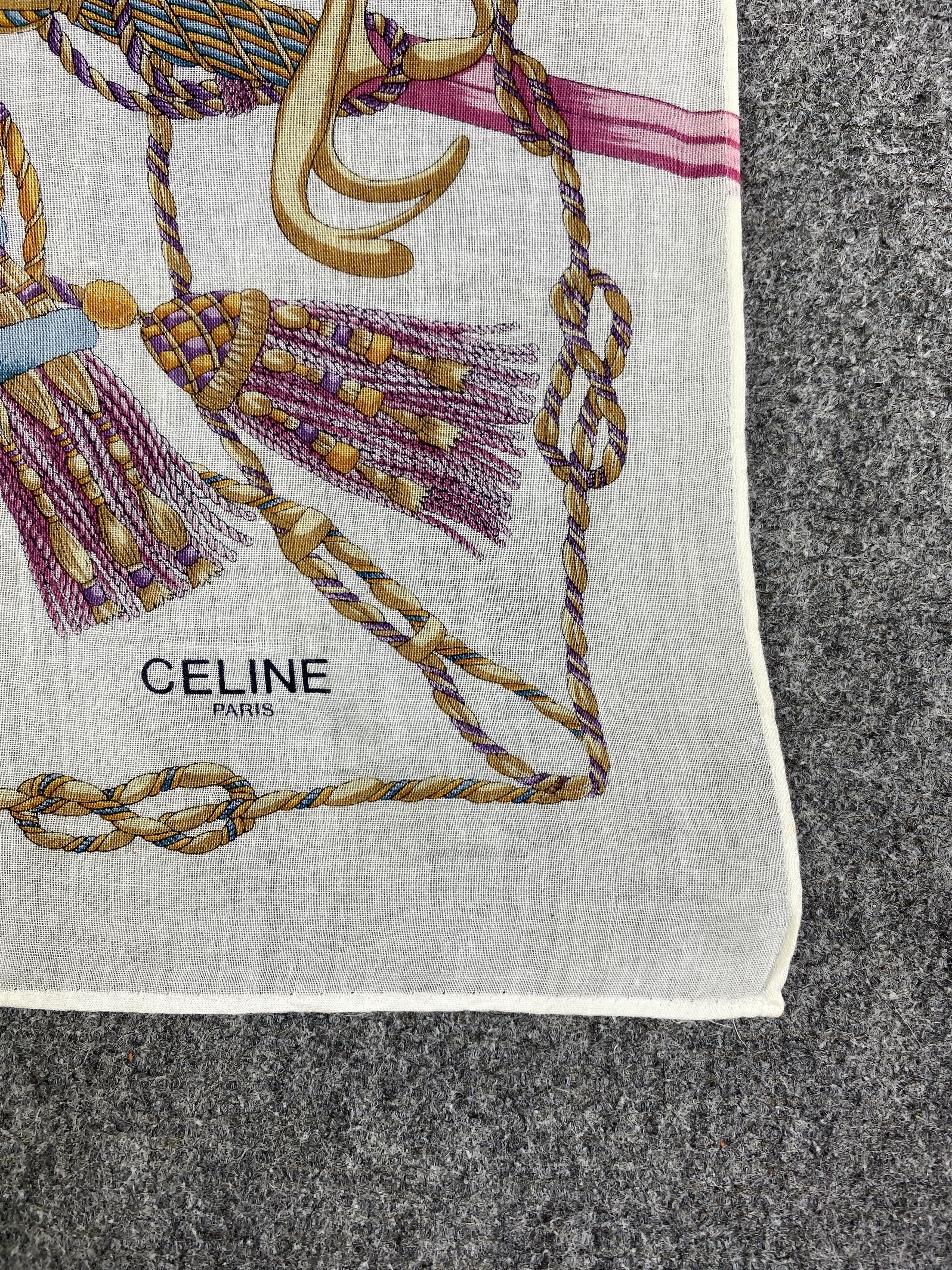 Celine Vintage Celine Handkerchief / Neckerchief HKC1096 Size ONE SIZE - 5 Thumbnail