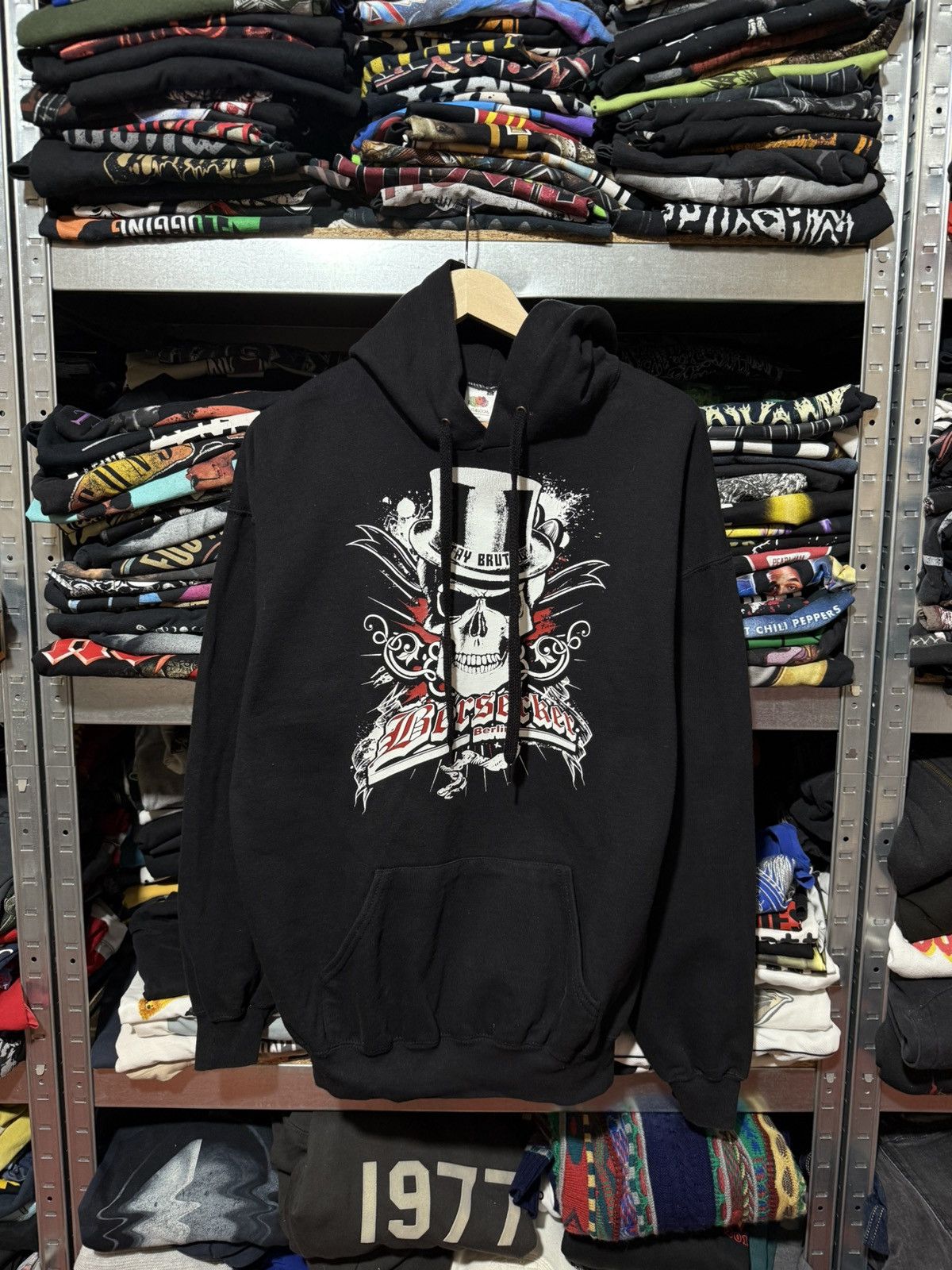 Band Tees Vintage 2000’s Berserker Berlin Band Rock Retro Hoodie Y2K Size US XL / EU 56 / 4 - 1 Thumbnail