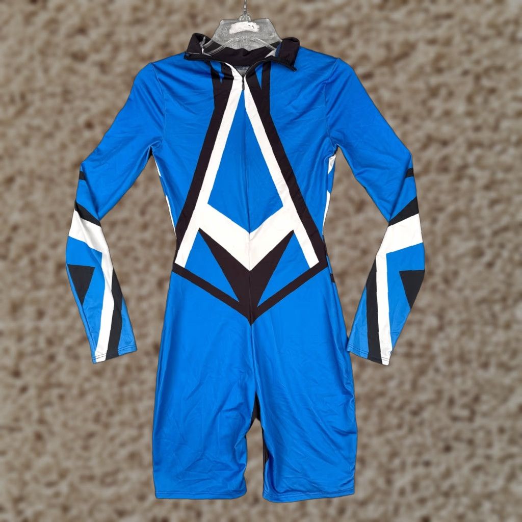 Fashion Nova Fashion Nova Bodysuit Womens Small Blue Ride Fast Racer Romper Size S / US 4 / IT 40 - 1 Thumbnail