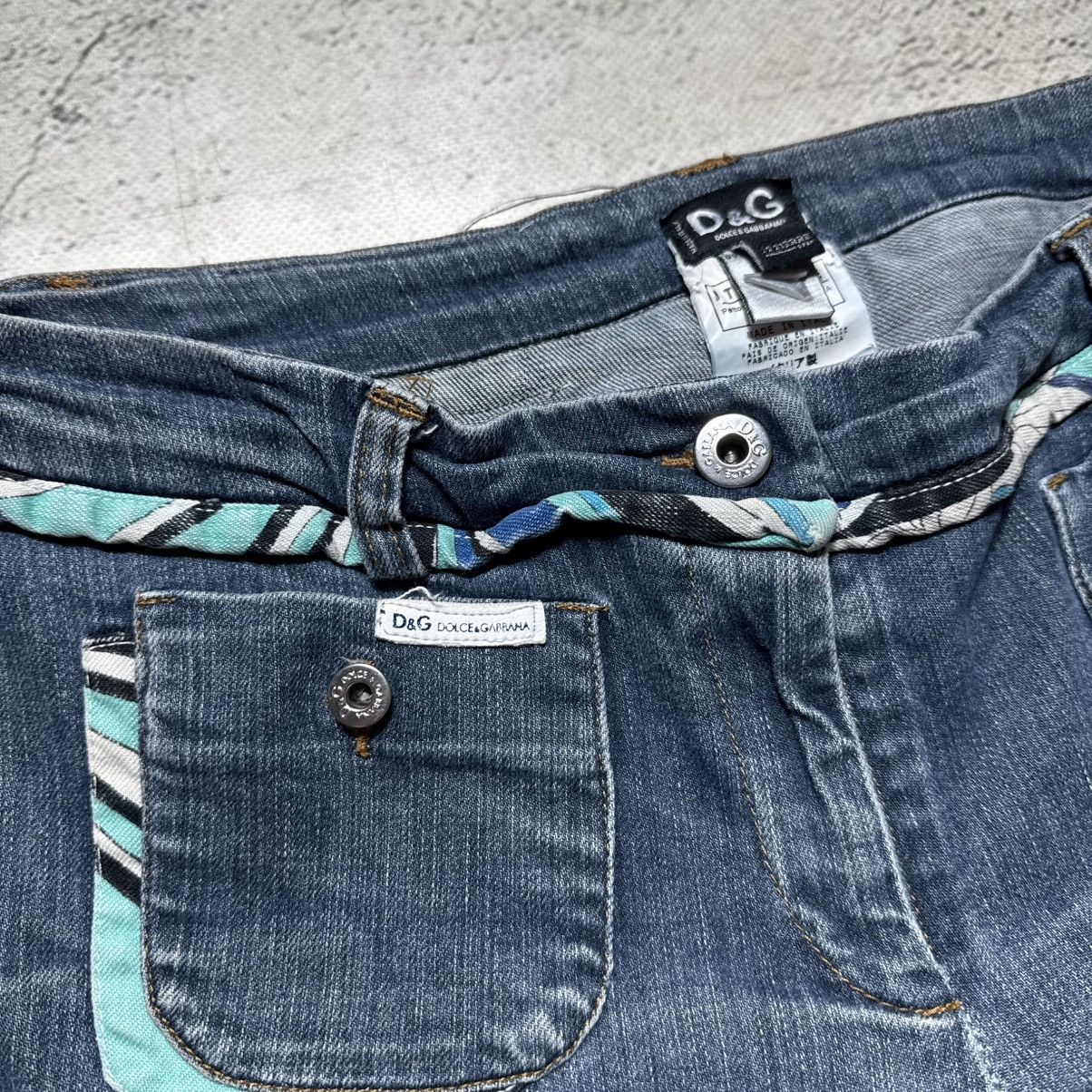 Dolce & Gabbana 90s avant garde dolce gabbana jeans asymmetrical pockets Size 29" - 6 Thumbnail