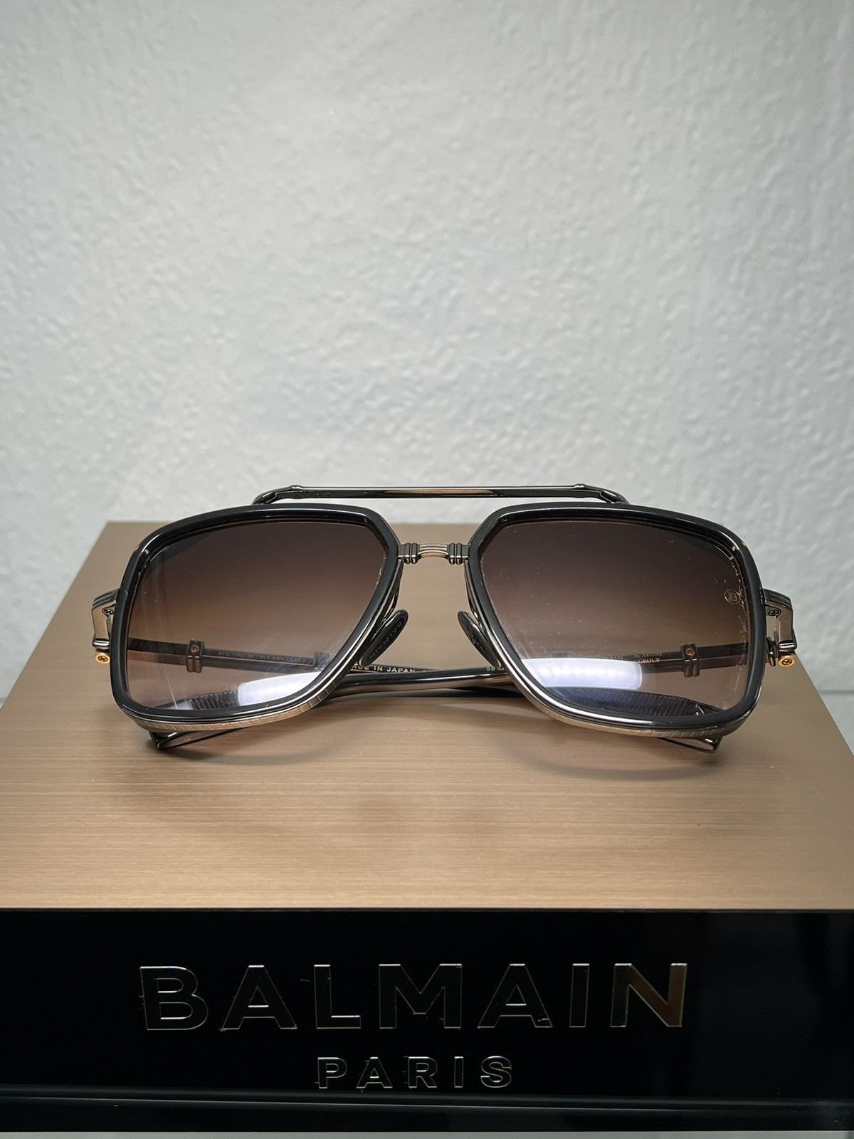 Balmain Balmain Officier Sunglasses Size ONE SIZE - 1 Thumbnail