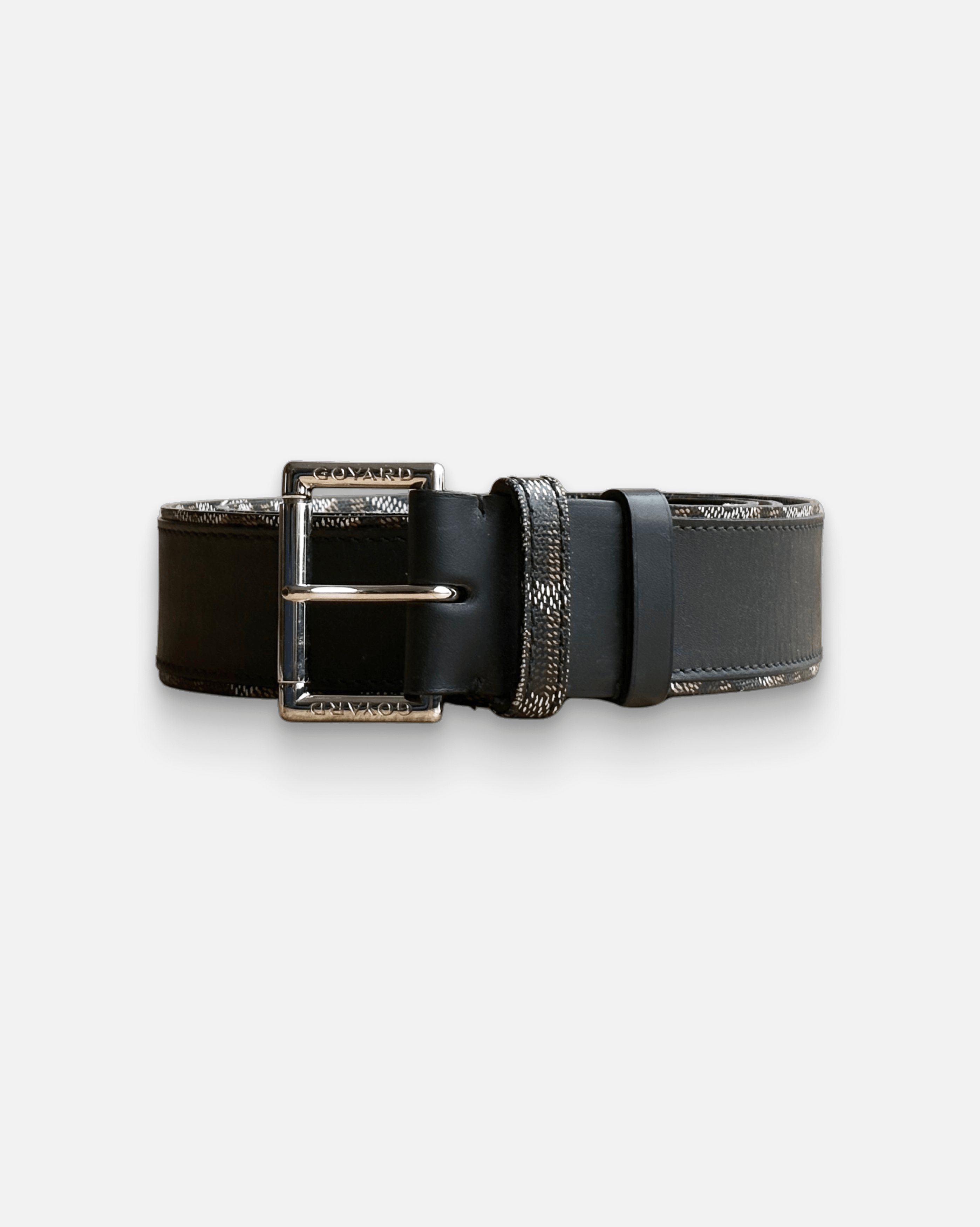 Goyard Black Florida Reversed Belt