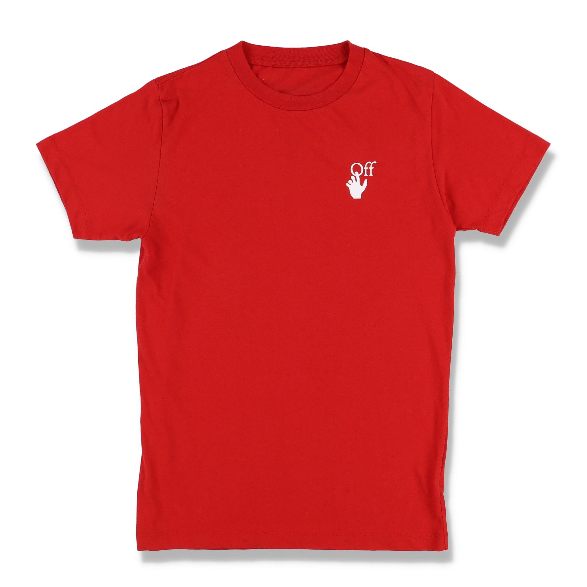 Off-White Red Cut Here Arrows Logo T-Shirt Size US M / EU 48-50 / 2 - 7 Thumbnail