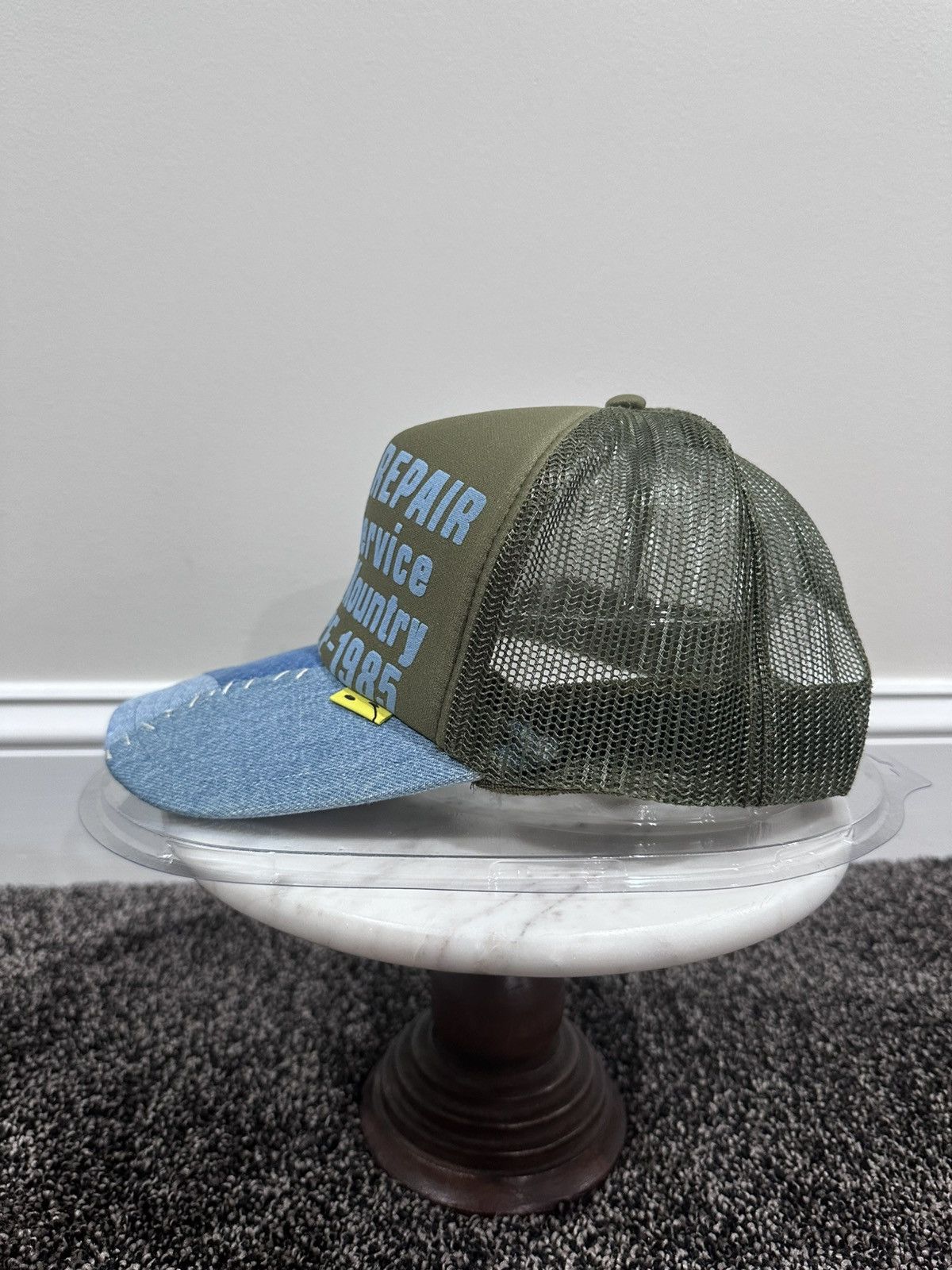 Kapital Kapital Kountry Denim Repair Service Green / Blue Trucker Size ONE SIZE - 4 Thumbnail